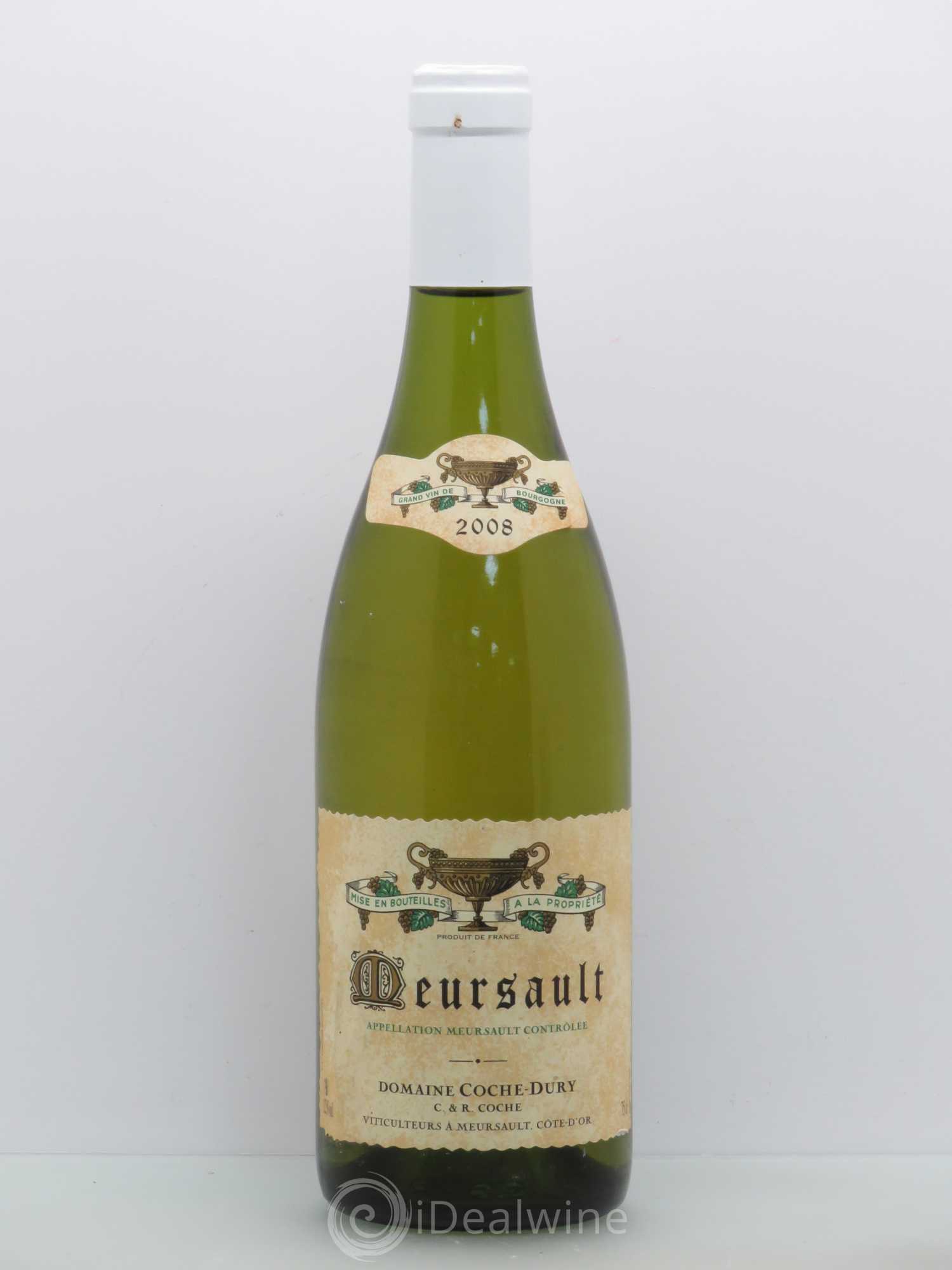 Meursault Coche Dury (Domaine) 2008 - Lot de 1 bouteille - 0