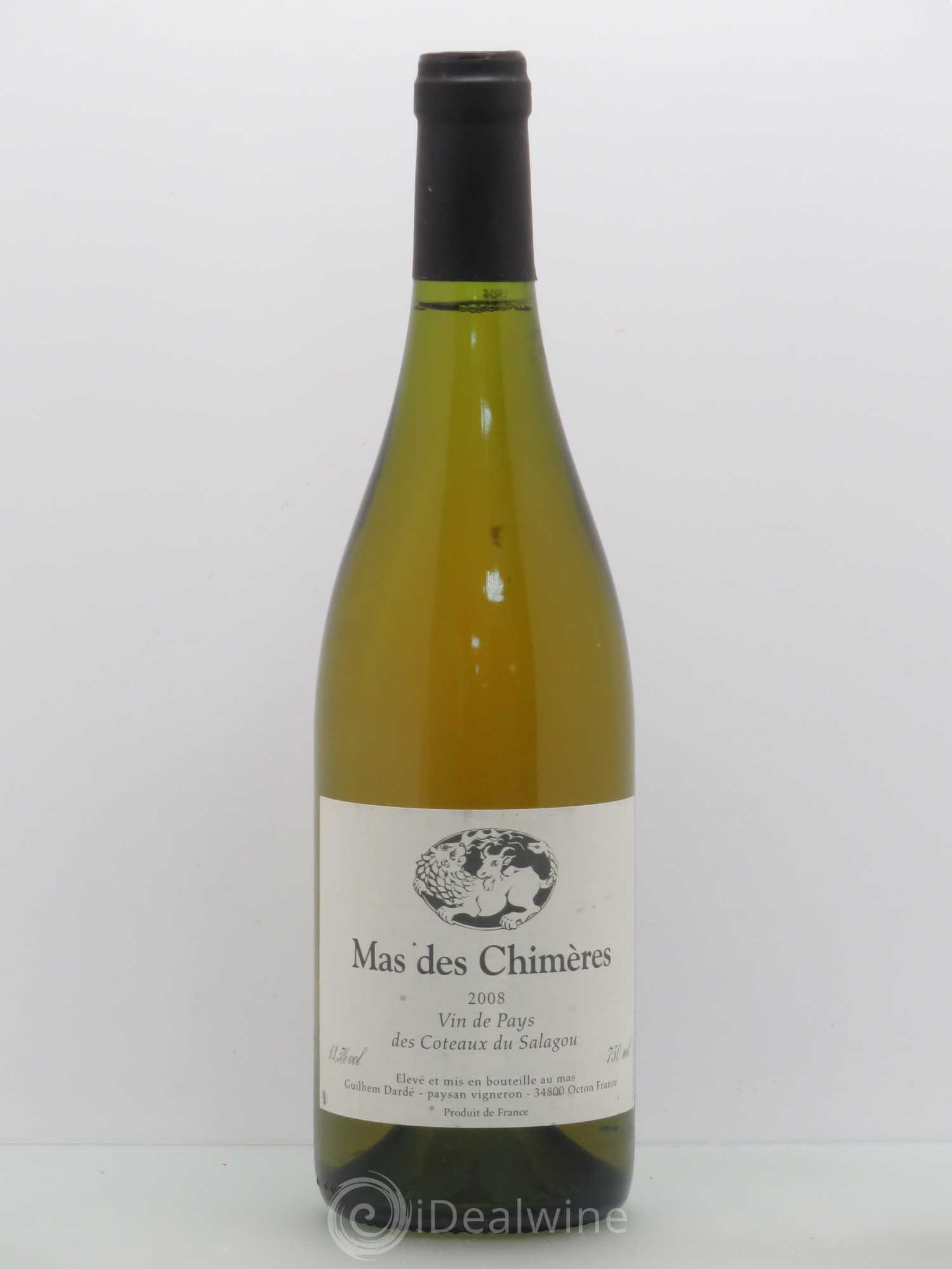 Coteaux du Languedoc Vdp Des Coteaux du Salagou Mas Des Chimeres (sans prix de réserve) 2008 - Posten von 1 Flasche - 0