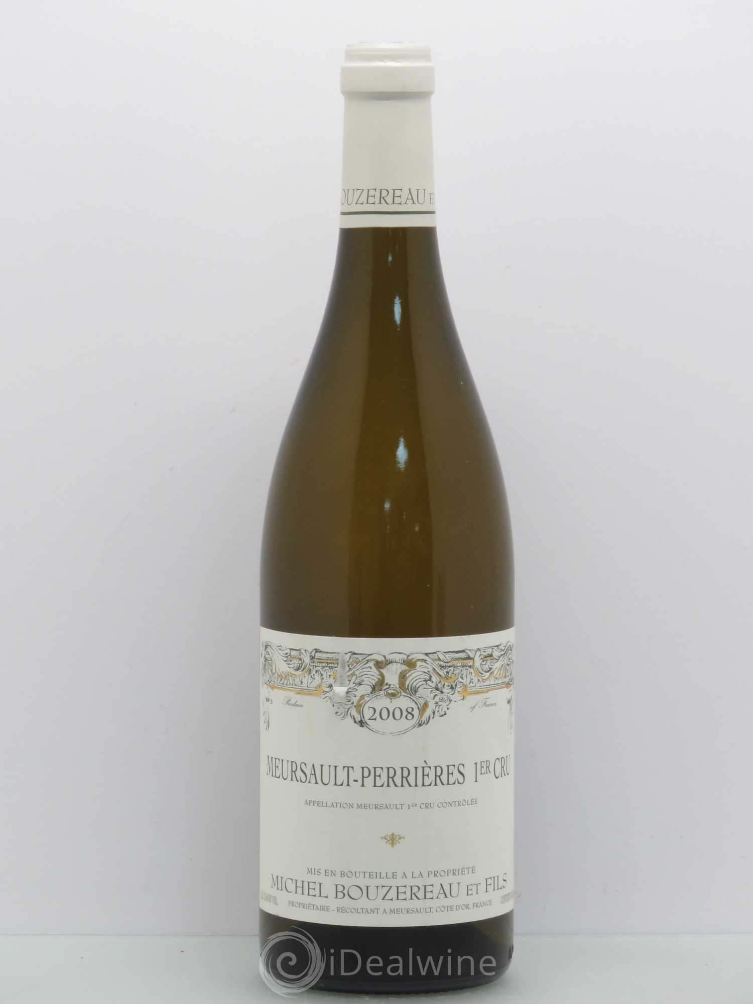 Meursault 1er Cru Perrières Michel Bouzereau et Fils (Domaine) 2008 - Lot de 1 bouteille - 0