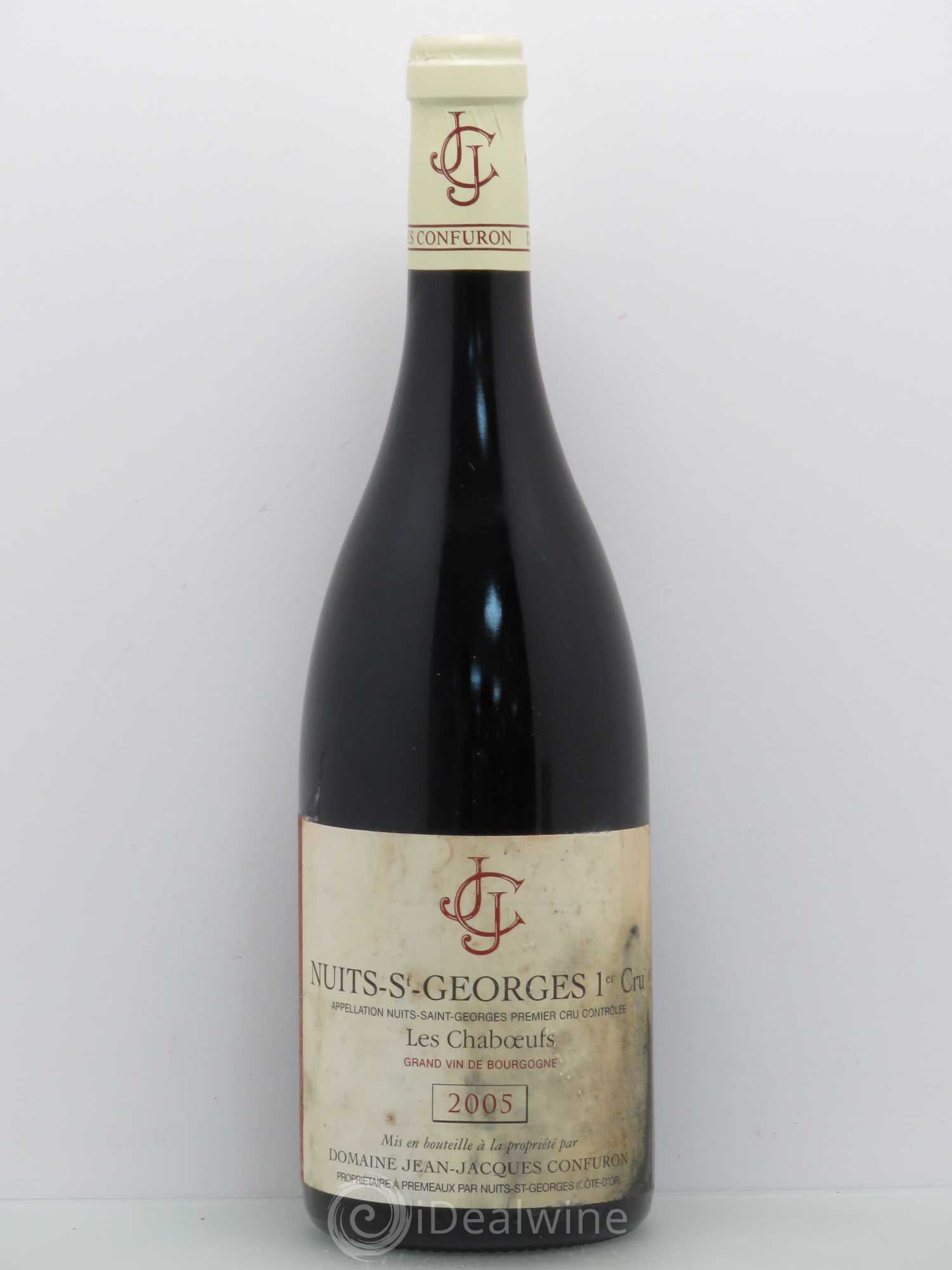 Nuits-Saint-Georges 1er Cru Les Chaboeufs Jean-Jacques Confuron 2005 - Lot de 1 bouteille - 0