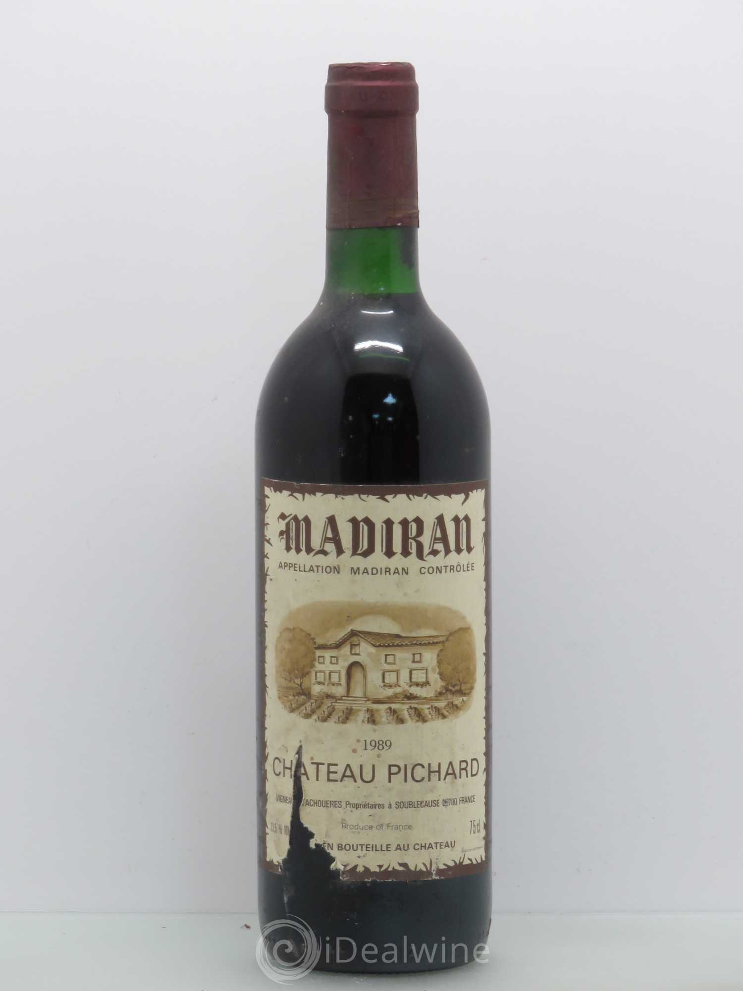 Madiran Château Pichard 1989 - Posten von 1 Flasche - 0