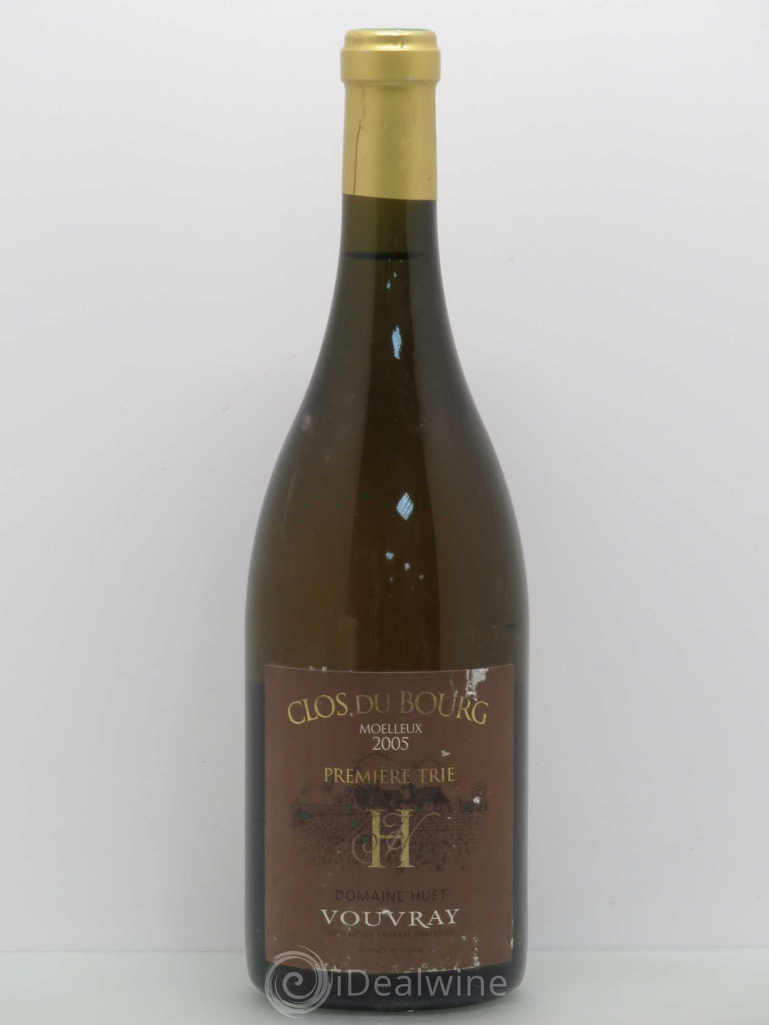 Vouvray Clos du Bourg Moelleux 1ère trie Domaine Huet 2005 - Lotto di 1 bottiglia - 0