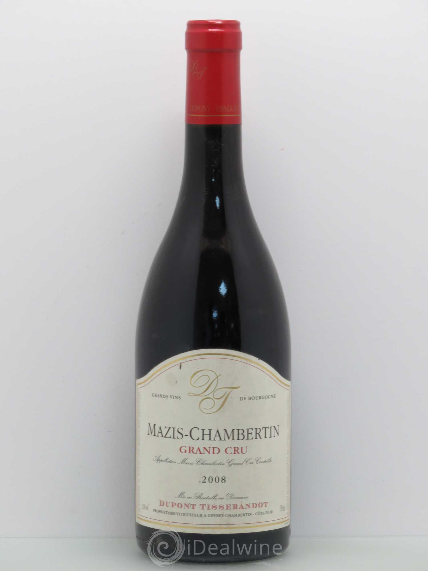 Mazis-Chambertin Grand Cru Dupont Tisserandot 2008 - Posten von 1 Flasche - 0