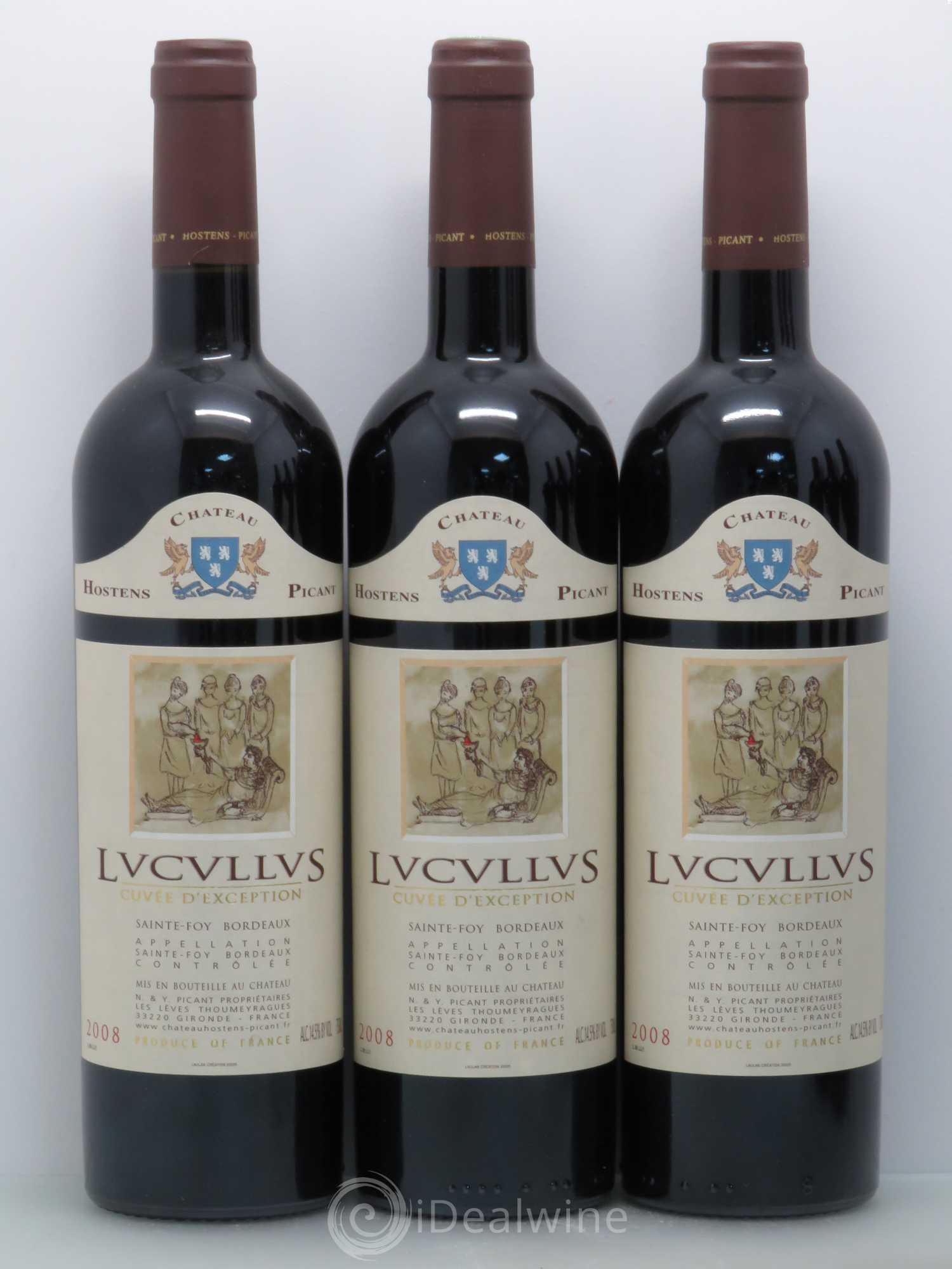 Château Hostens-Picant Lucullus (sans prix de réserve) 2008 - Lot de 6 bouteilles - 1