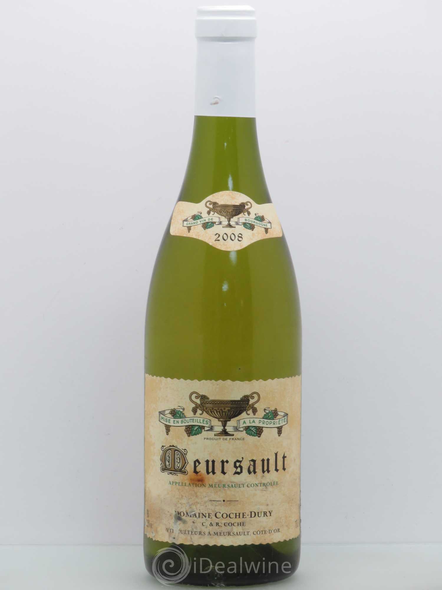 Meursault Coche Dury (Domaine) 2008 - Lot de 1 bouteille - 0