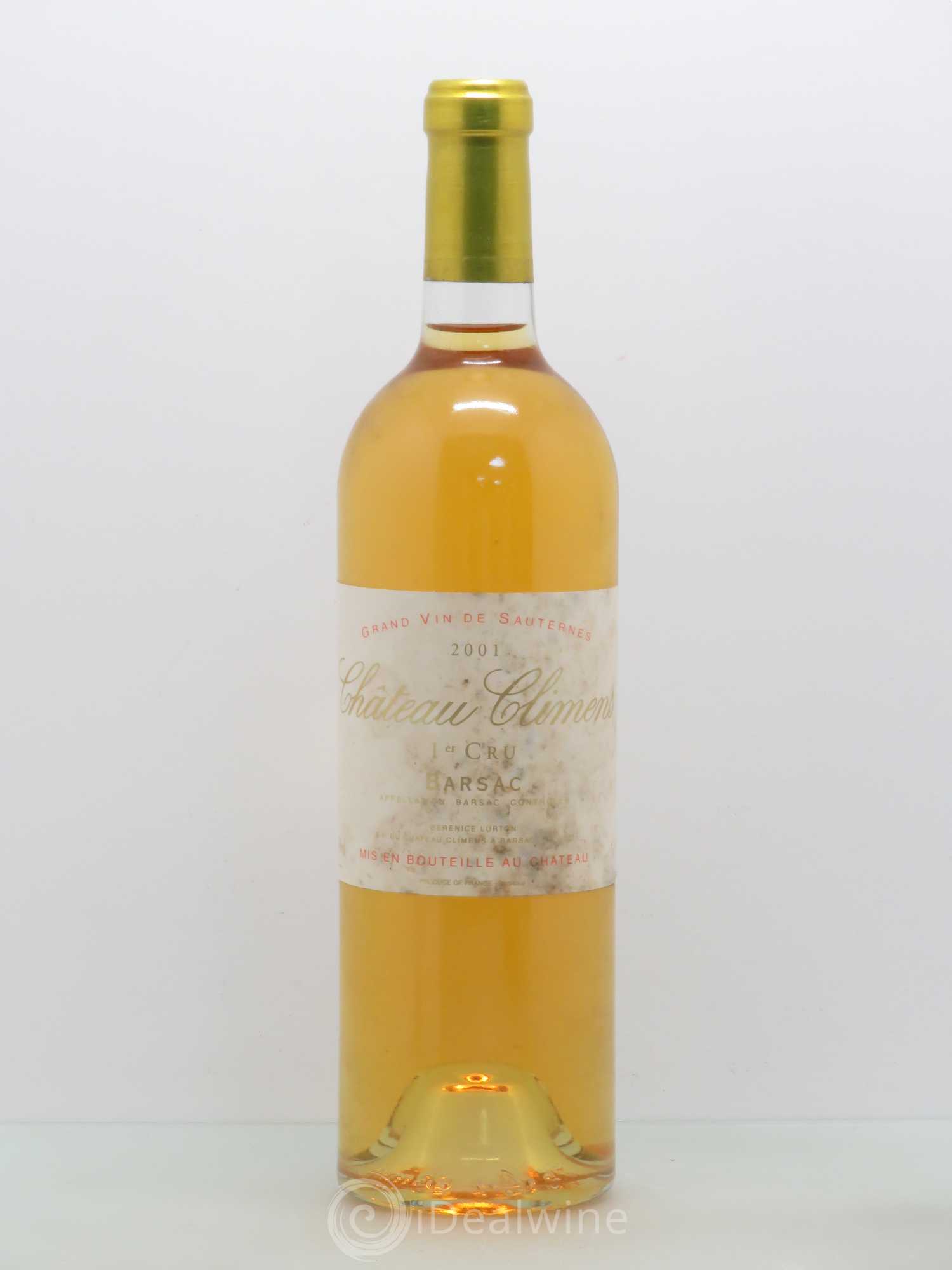 Château Climens 1er Grand Cru Classé 2001 - Lotto di 1 bottiglia - 0