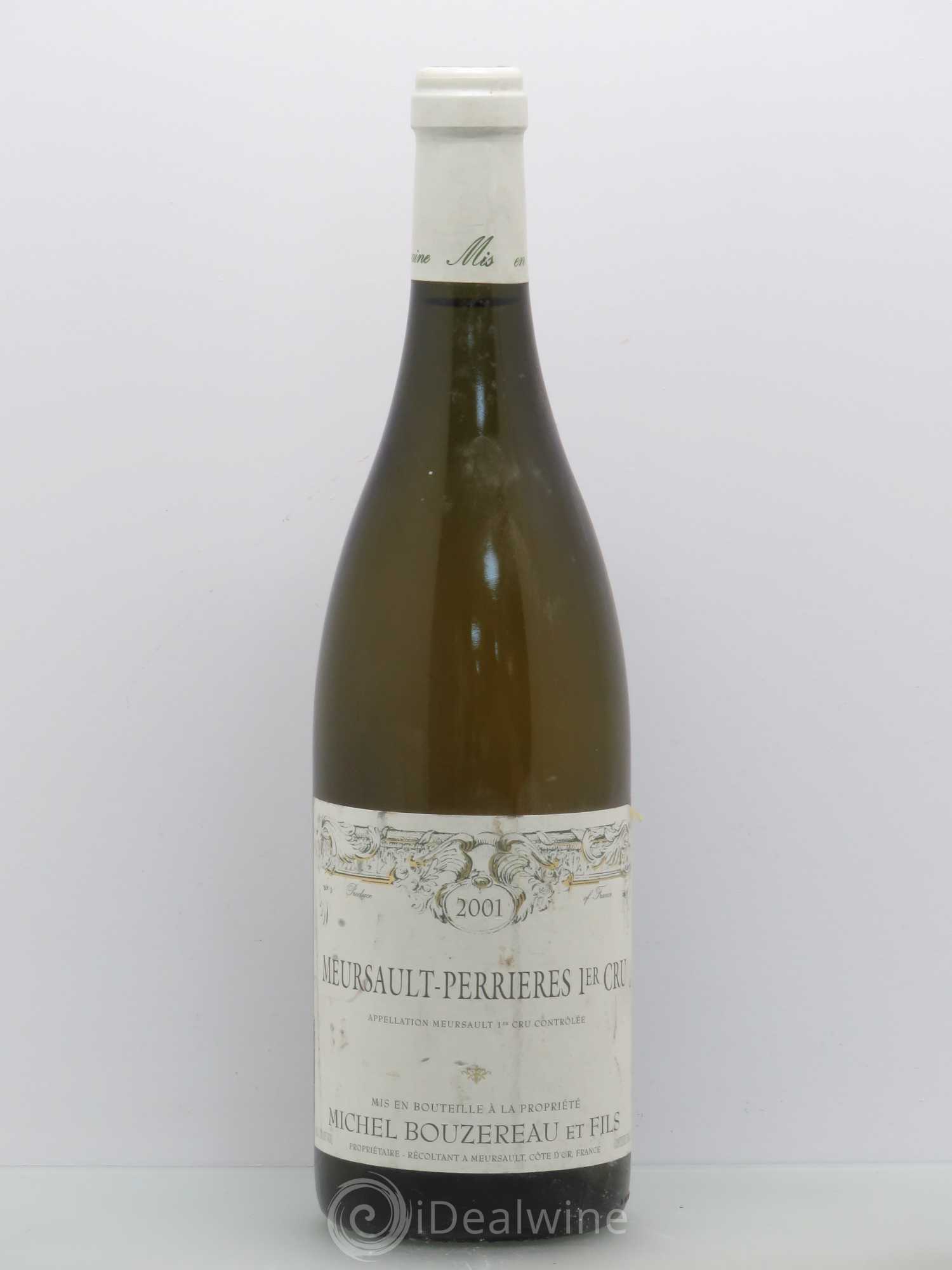 Meursault 1er Cru Perrières Michel Bouzereau et Fils (Domaine) 2001 - Lot de 1 bouteille - 0