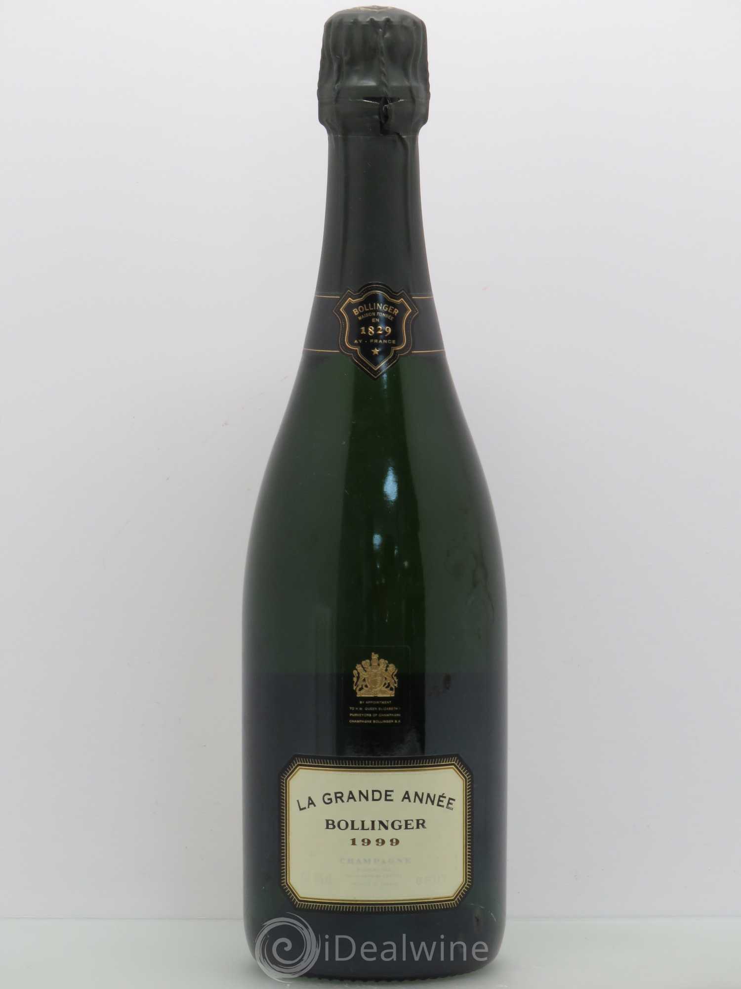 La Grande Année Brut Bollinger 1999 - Lot de 1 bouteille - 0