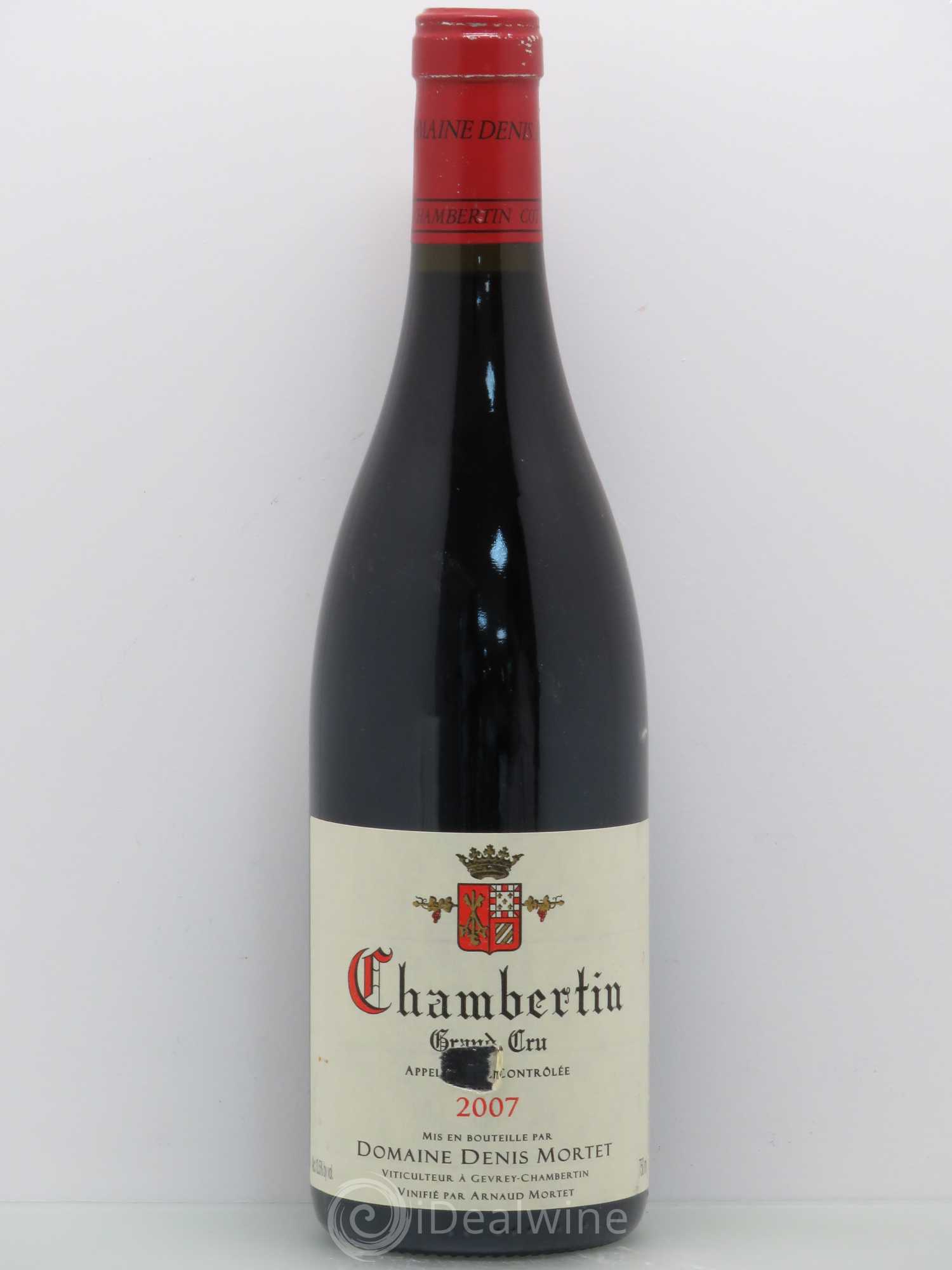 Chambertin Grand Cru Denis Mortet (Domaine) 2007 - Lot de 1 bouteille - 0