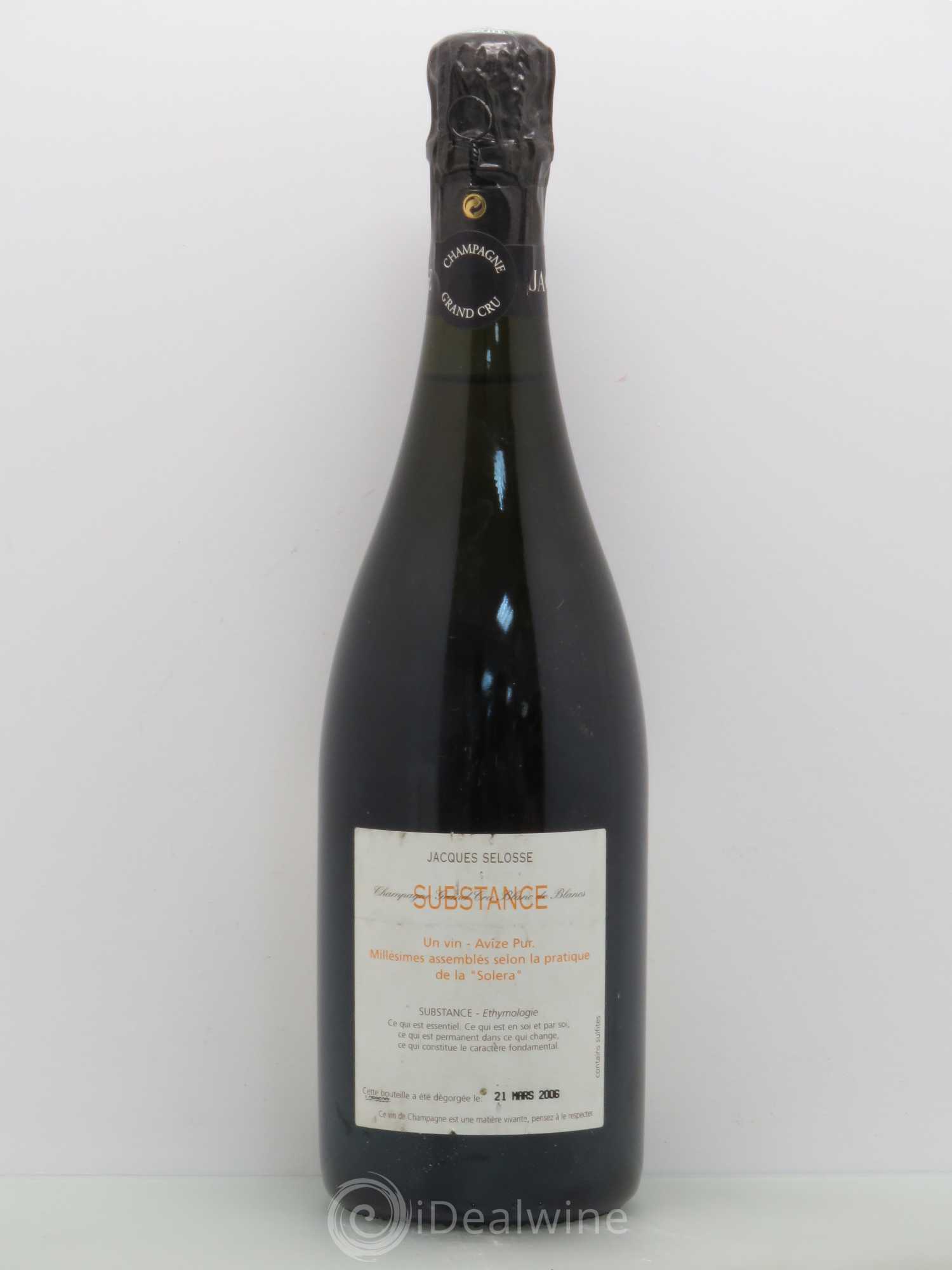 Substance Jacques Selosse - Lot de 1 bouteille - 1