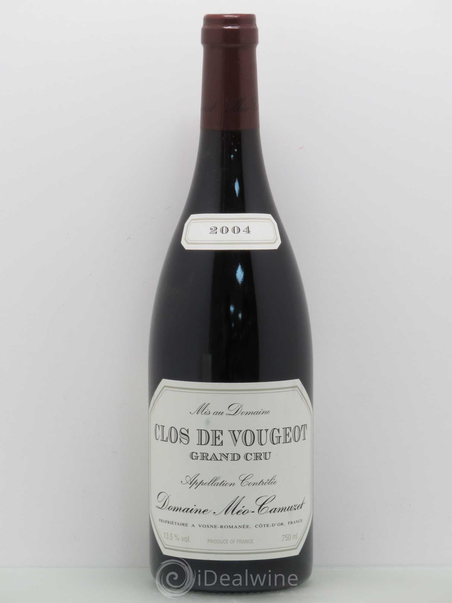 Clos de Vougeot Grand Cru Méo-Camuzet (Domaine) 2004 - Lotto di 1 bottiglia - 0
