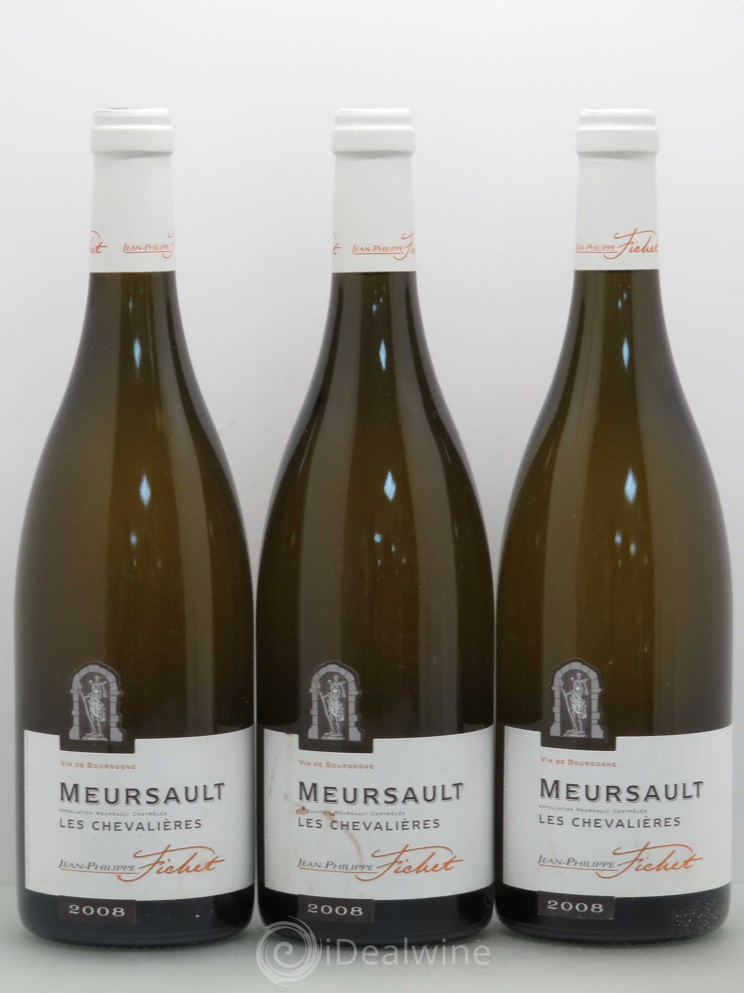 Meursault Les Chevalières - Fichet 2008 - Posten von 3 Flaschen - 0