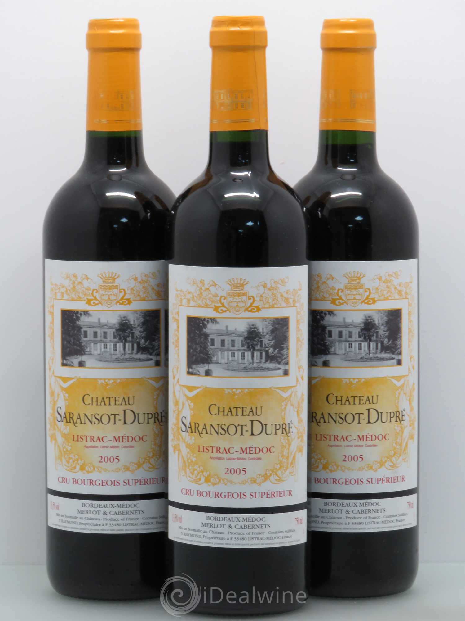 Château Saransot Dupré Cru Bourgeois (sans prix de réserve) 2005 - Lot de 6 bouteilles - 2