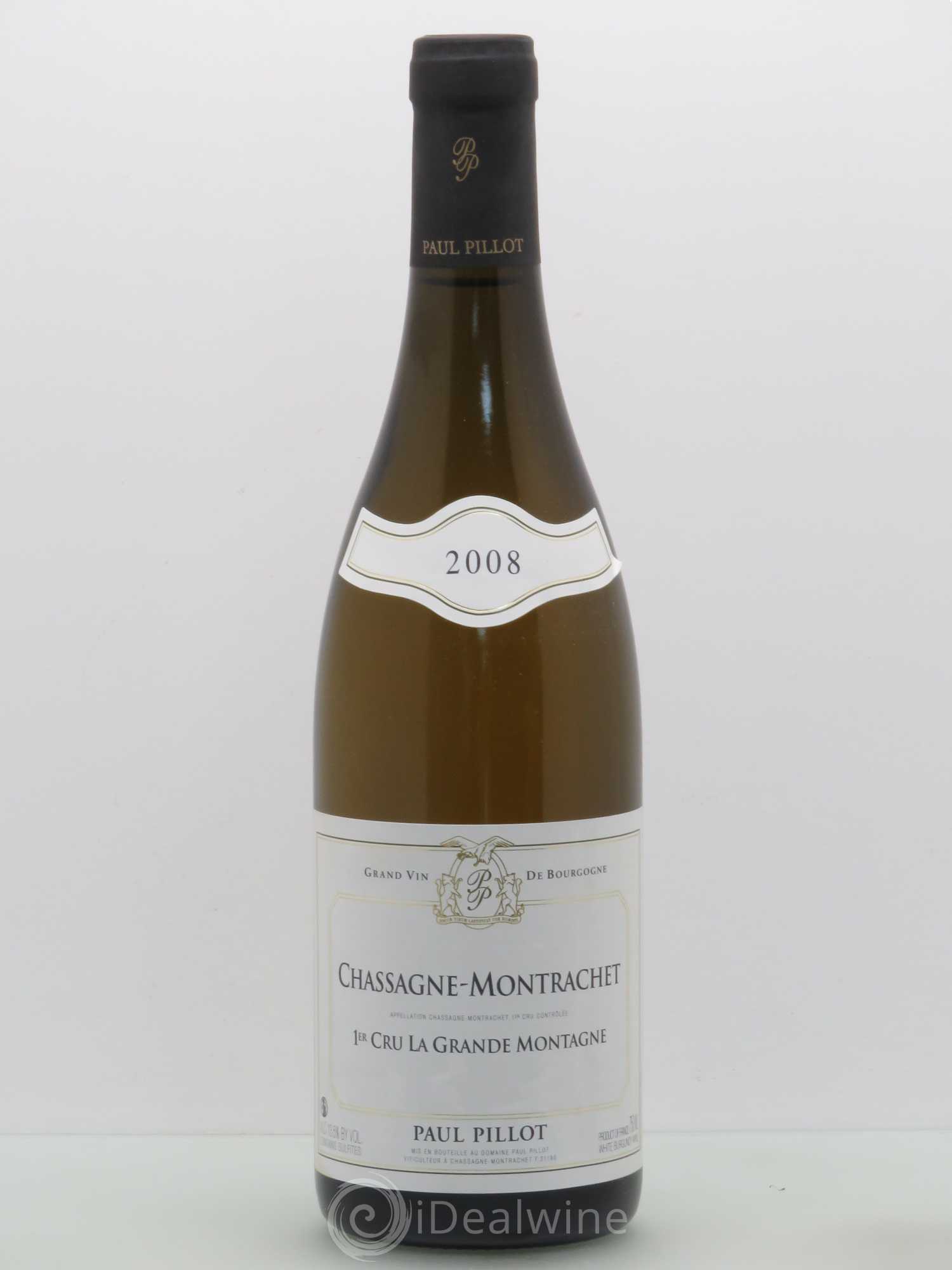 Chassagne-Montrachet 1er Cru La Grande Montagne Paul Pillot 2008 - Lotto di 1 bottiglia - 0