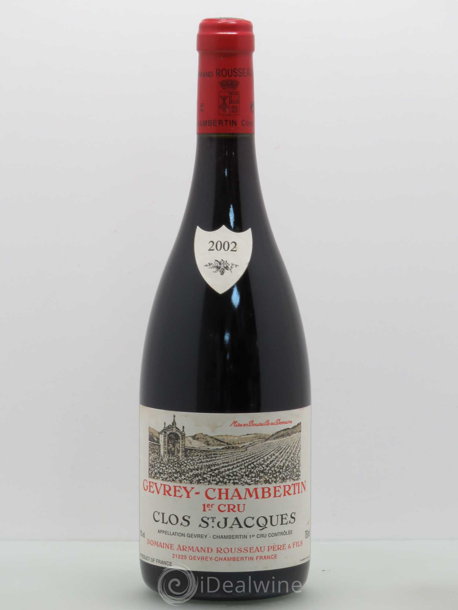 Gevrey-Chambertin 1er Cru Clos Saint-Jacques Armand Rousseau (Domaine) 2002 - Lot de 1 bouteille - 0