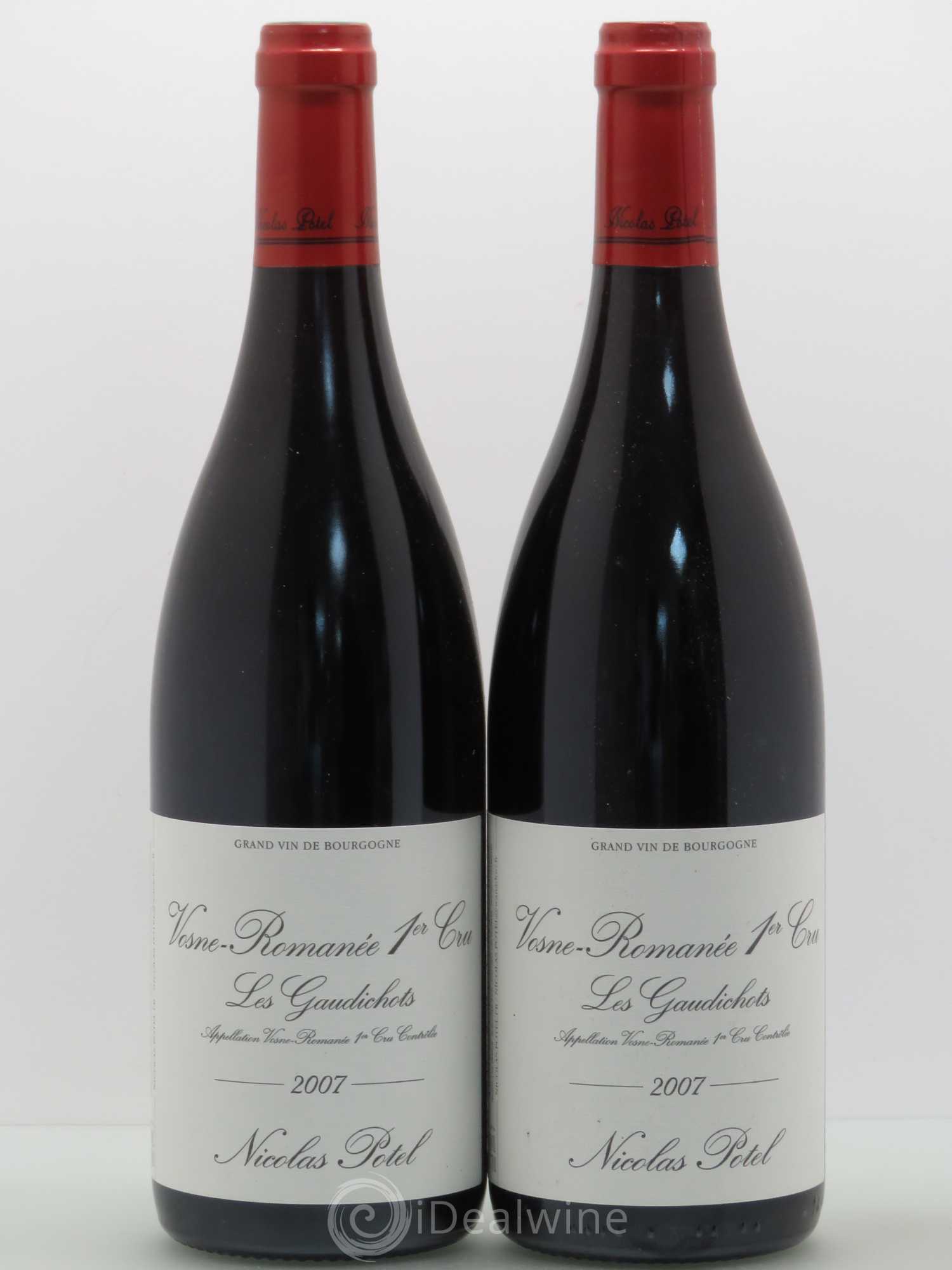 Vosne-Romanée 1er Cru Les Gaudichots Potel 2007 - Posten von 2 Flaschen - 0
