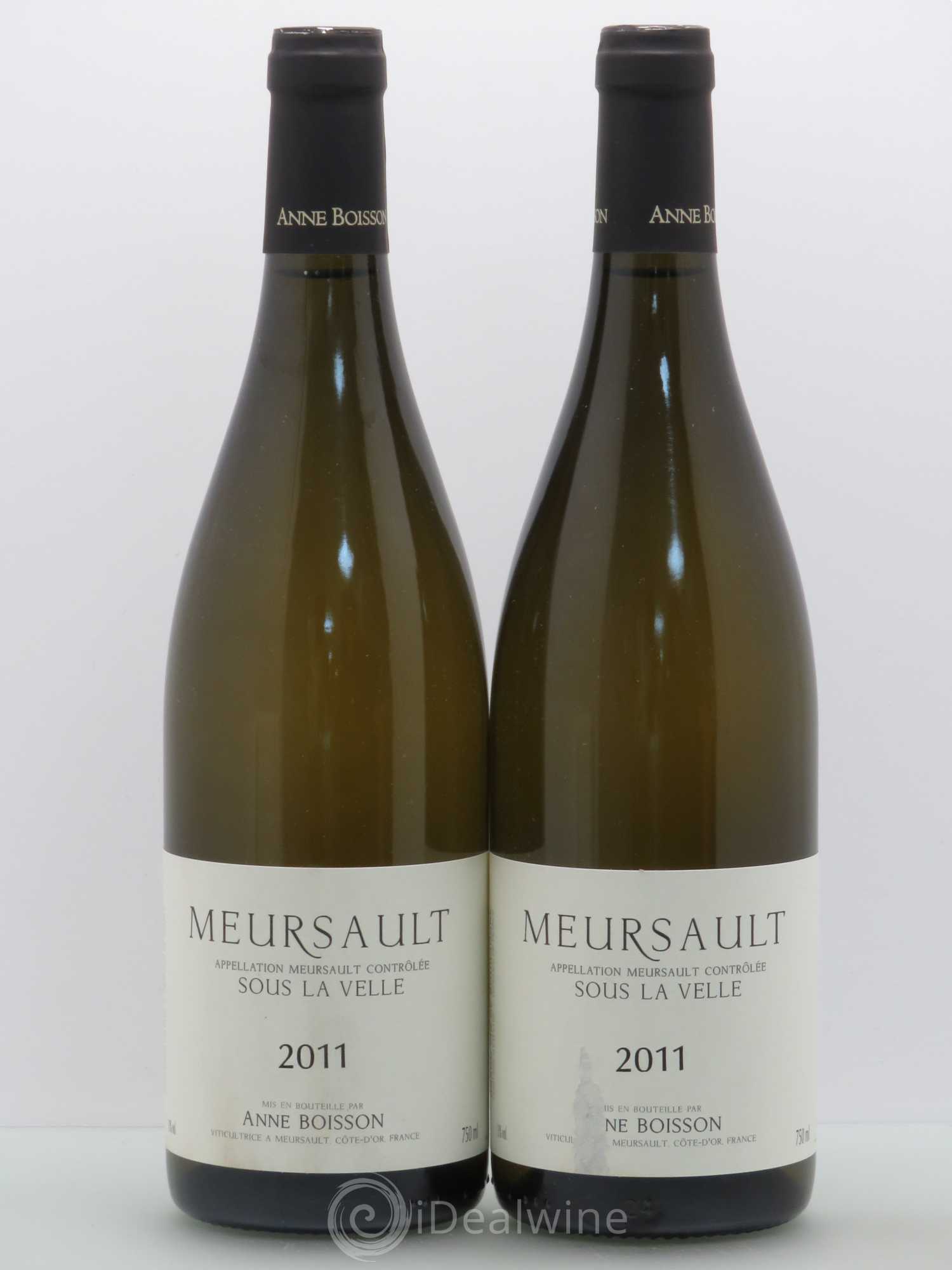 Meursault Sous la Velle Anne Boisson 2011 - Lot de 2 bouteilles - 0