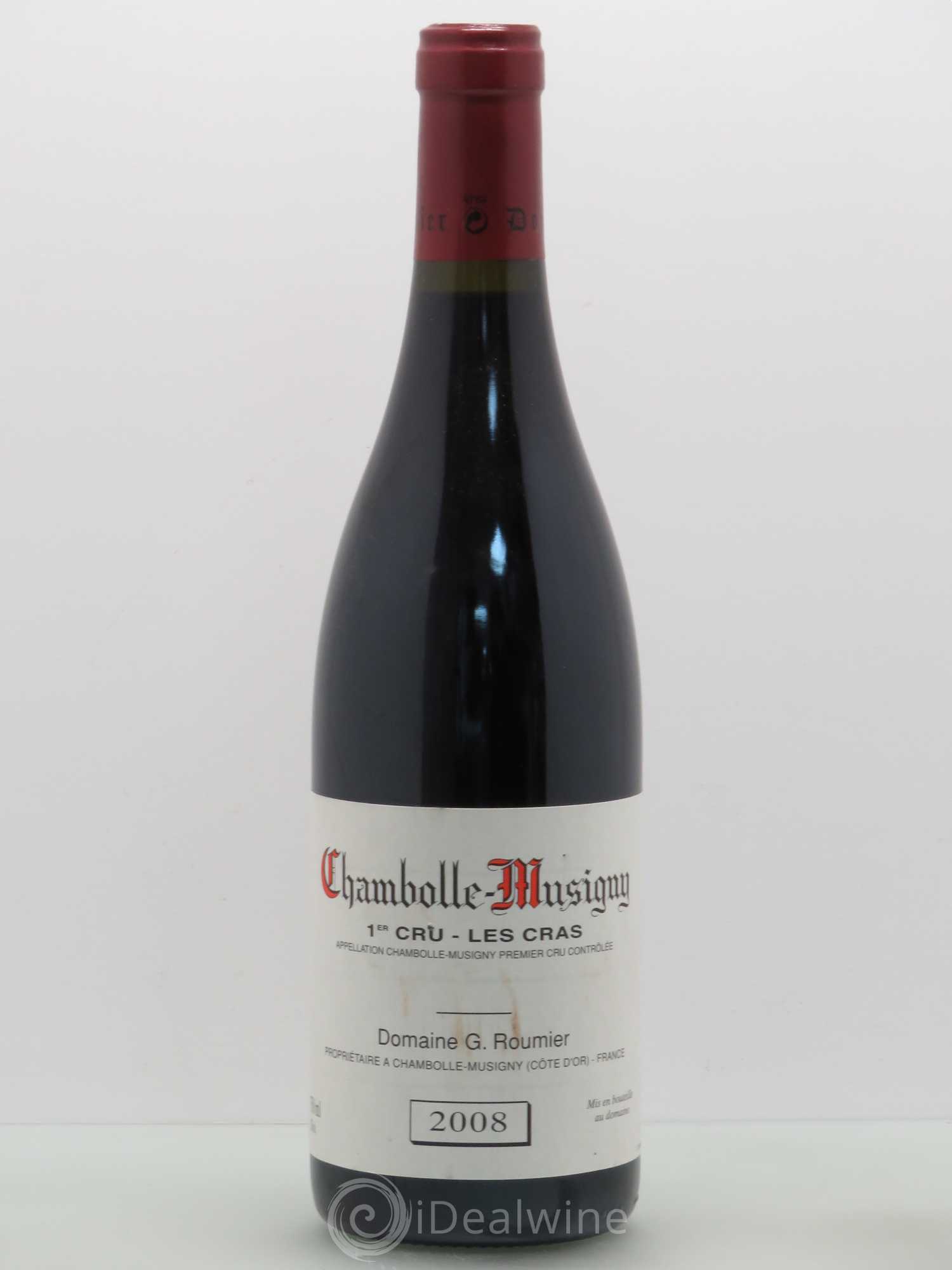 Chambolle-Musigny 1er Cru Les Cras Georges Roumier (Domaine) 2008 - Lot de 1 bouteille - 0