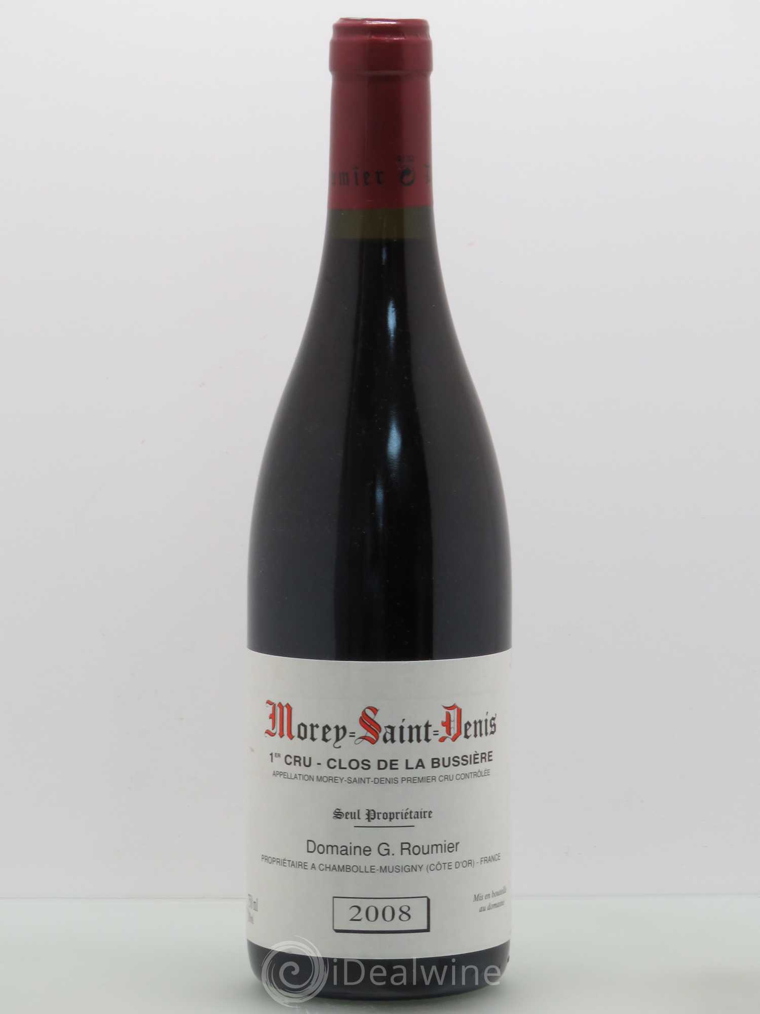 Morey-Saint-Denis 1er Cru Clos de la Bussière Georges Roumier (Domaine) 2008 - Lot de 1 bouteille - 0