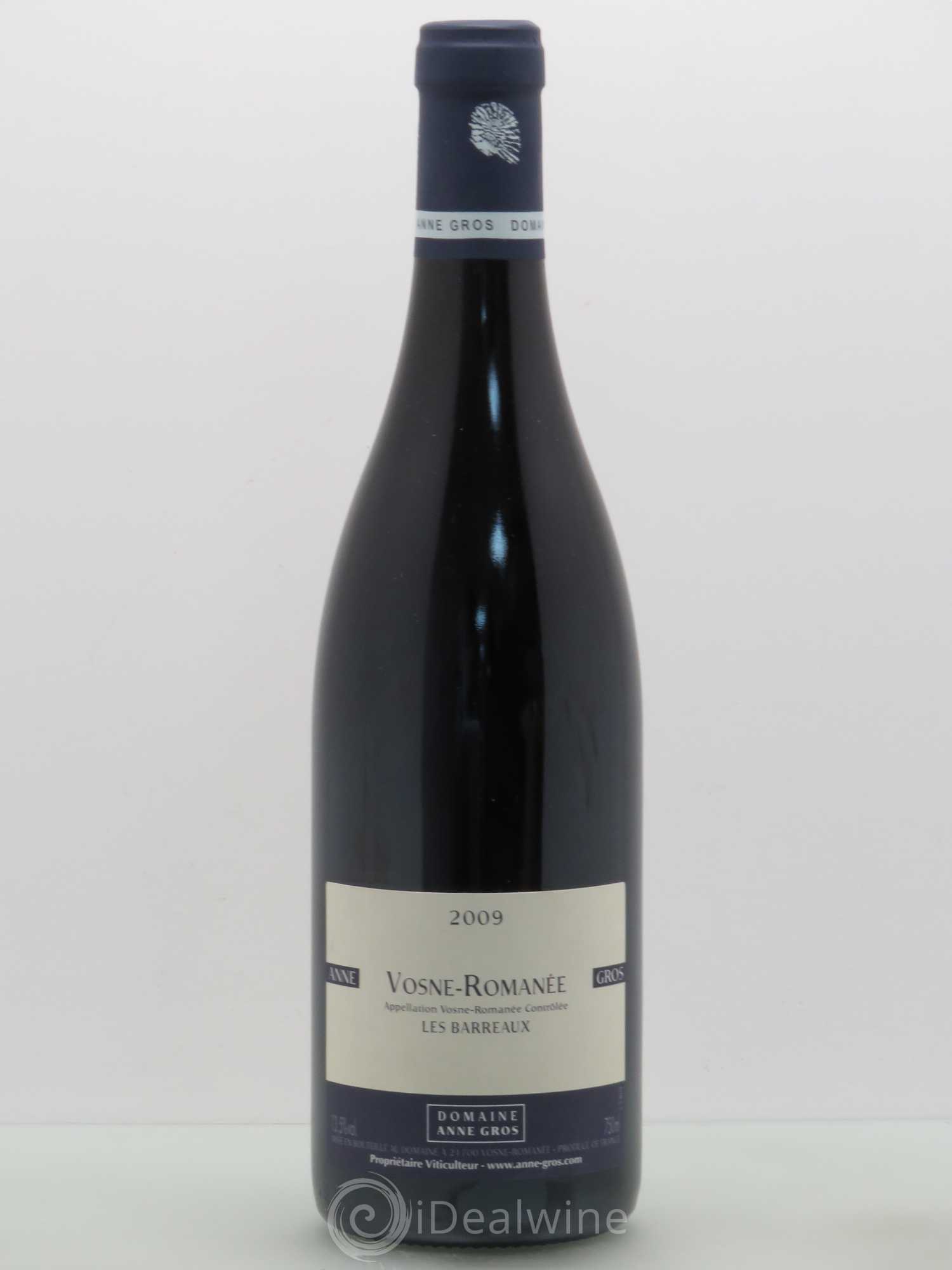 Vosne-Romanée Les Barreaux Anne Gros 2009 - Lot de 1 bouteille - 0