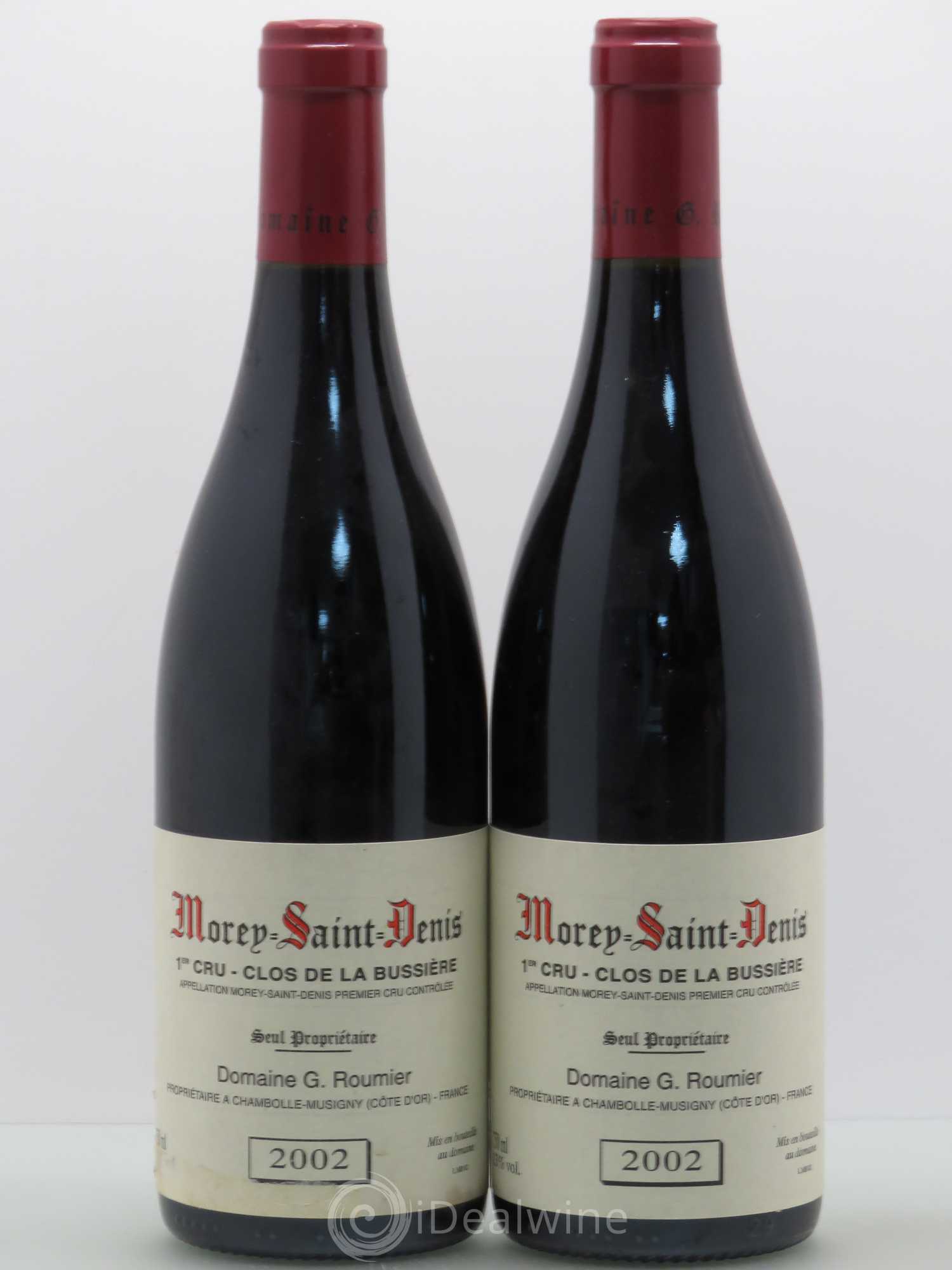 Morey-Saint-Denis 1er Cru Clos de la Bussière Georges Roumier (Domaine) 2002 - Lot de 2 bouteilles - 0