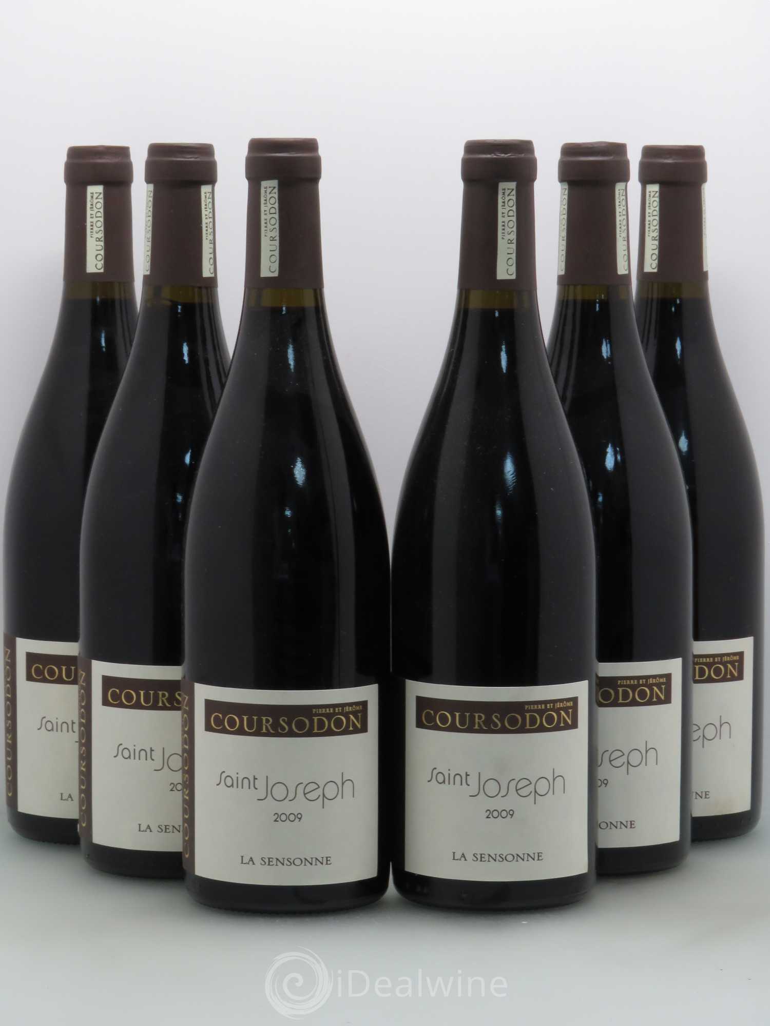 Saint-Joseph La Sensonne Pierre et Jérôme Coursodon 2009 - Lot de 6 bouteilles - 0
