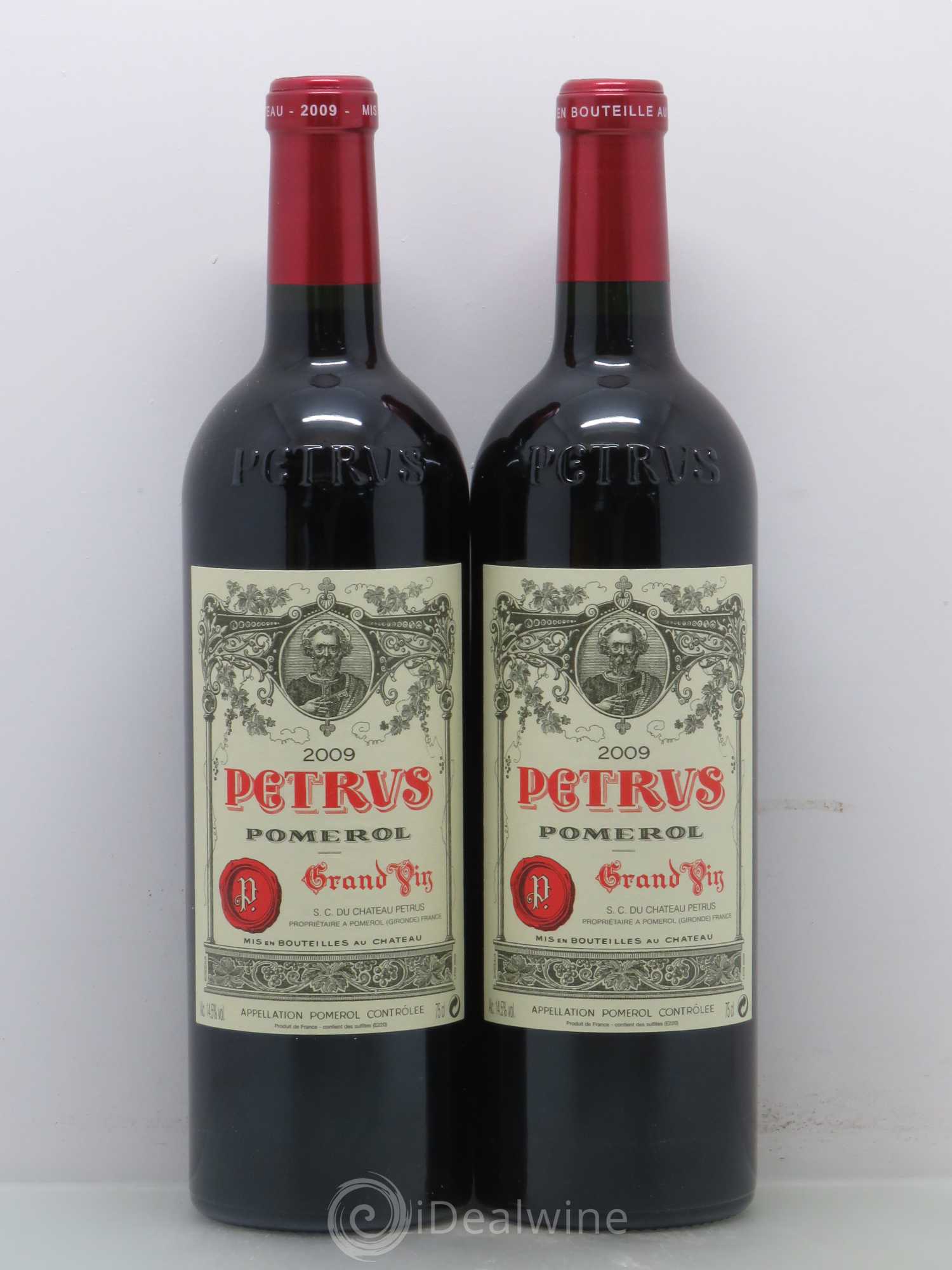 Petrus 2009 - Lot de 2 bouteilles - 0