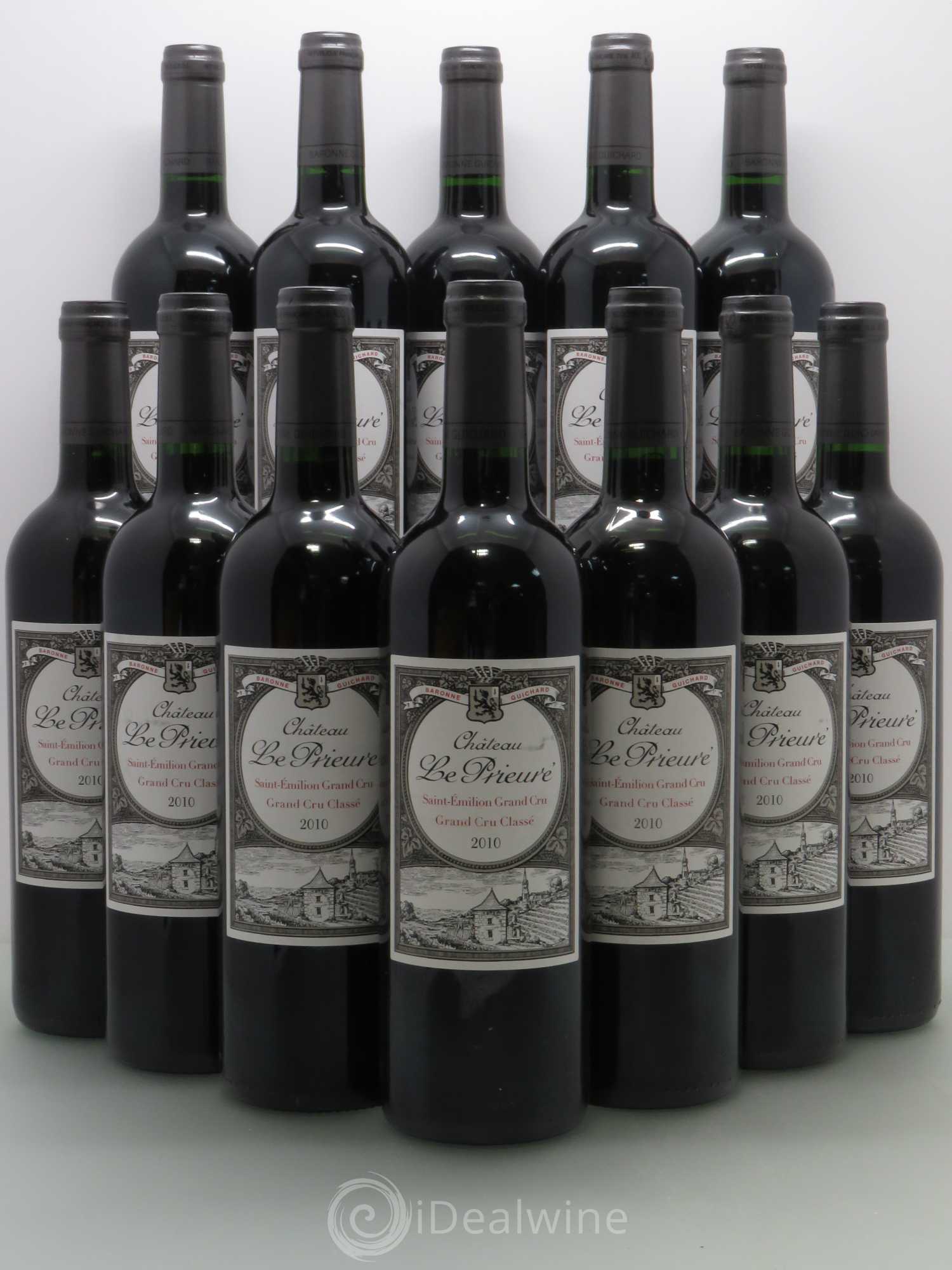 Château le Prieuré Grand Cru Classé 2010 - Lot de 12 bouteilles - 0