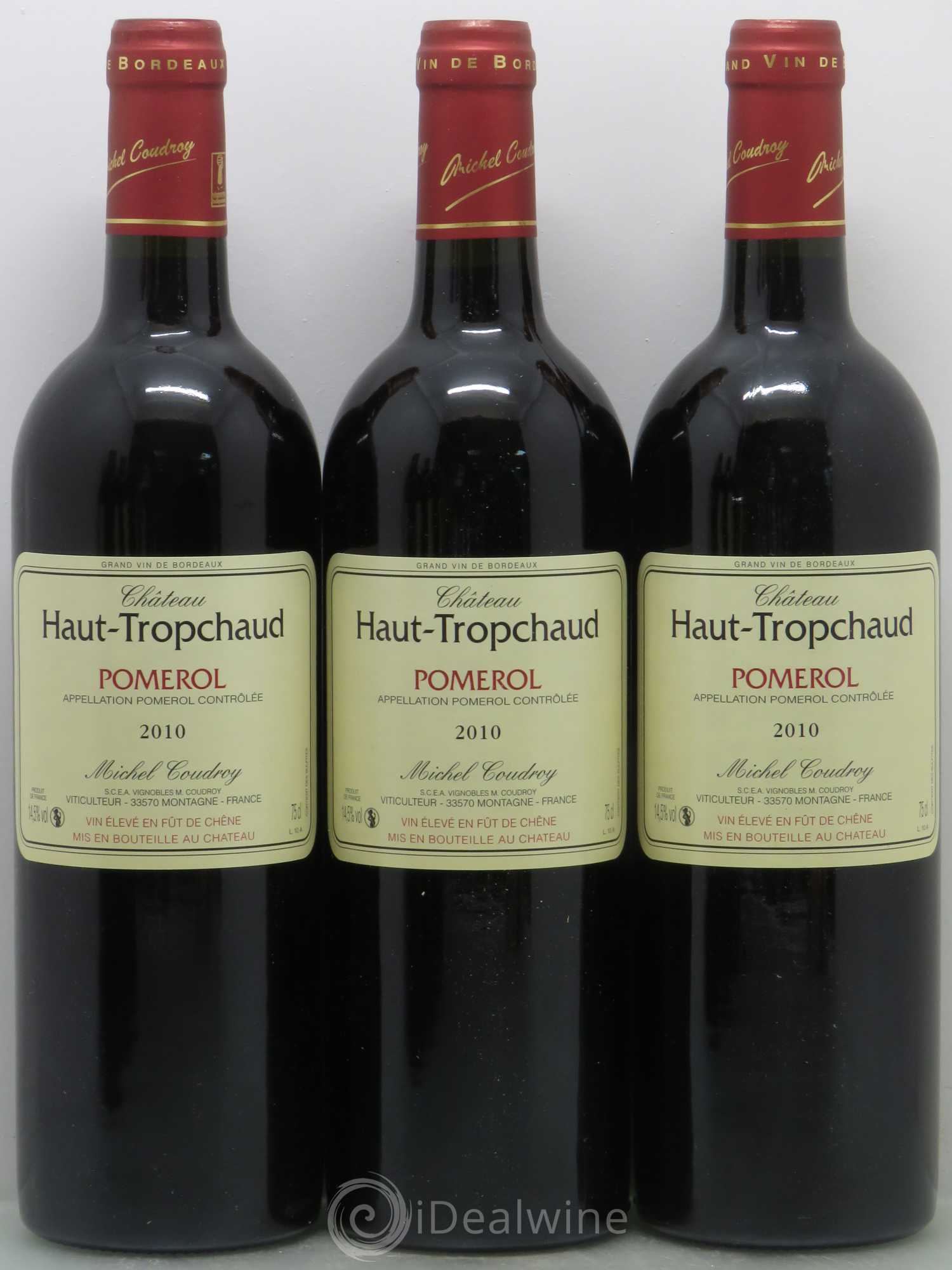 Château Haut Tropchaud 2010 - Lot de 6 bouteilles - 1