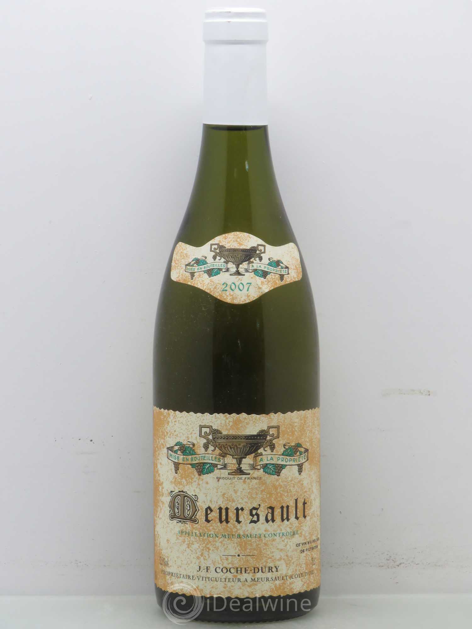 Meursault Coche Dury (Domaine) 2007 - Lot de 1 bouteille - 0