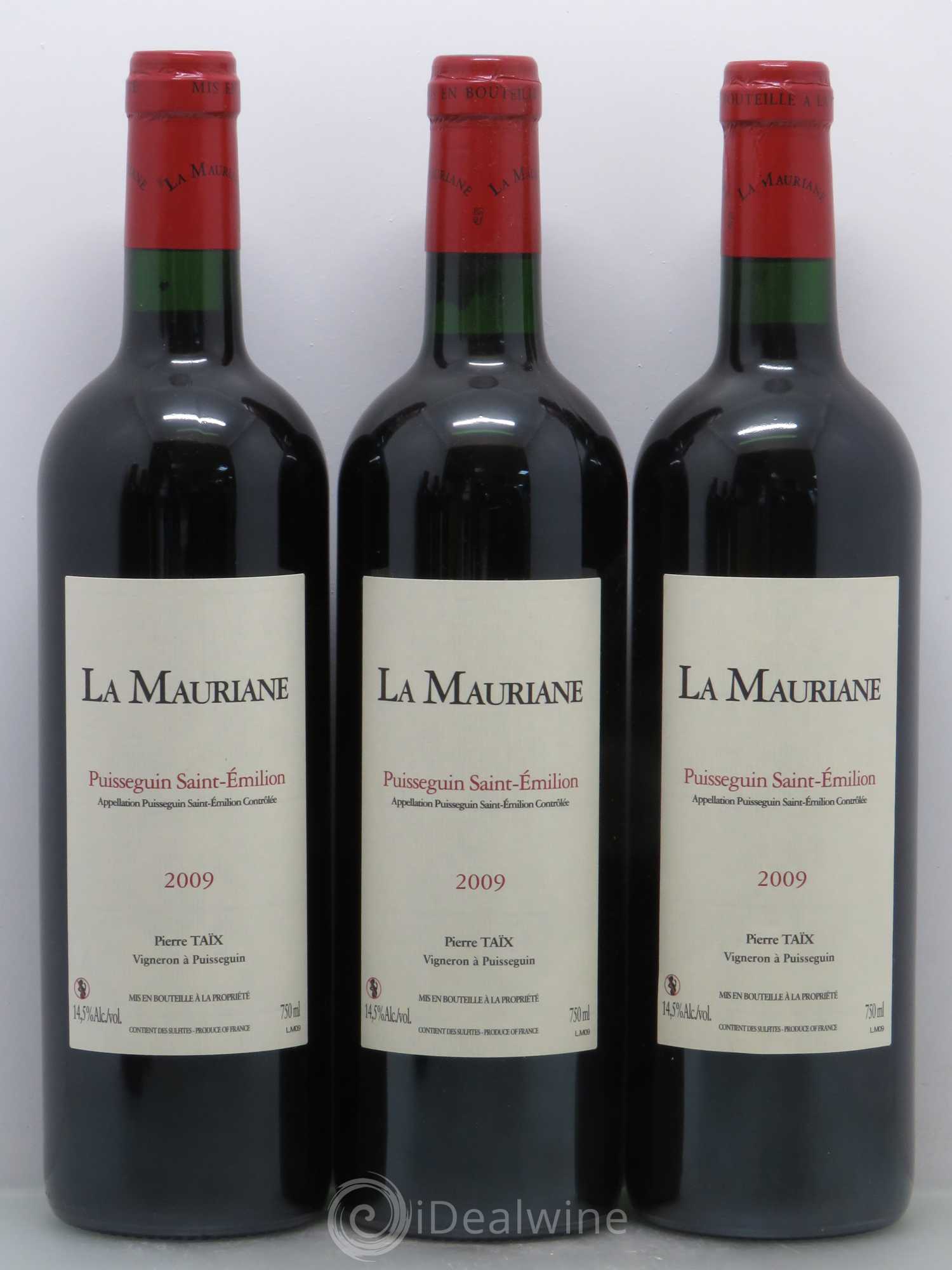 La Mauriane 2009 - Lot de 12 bouteilles - 1