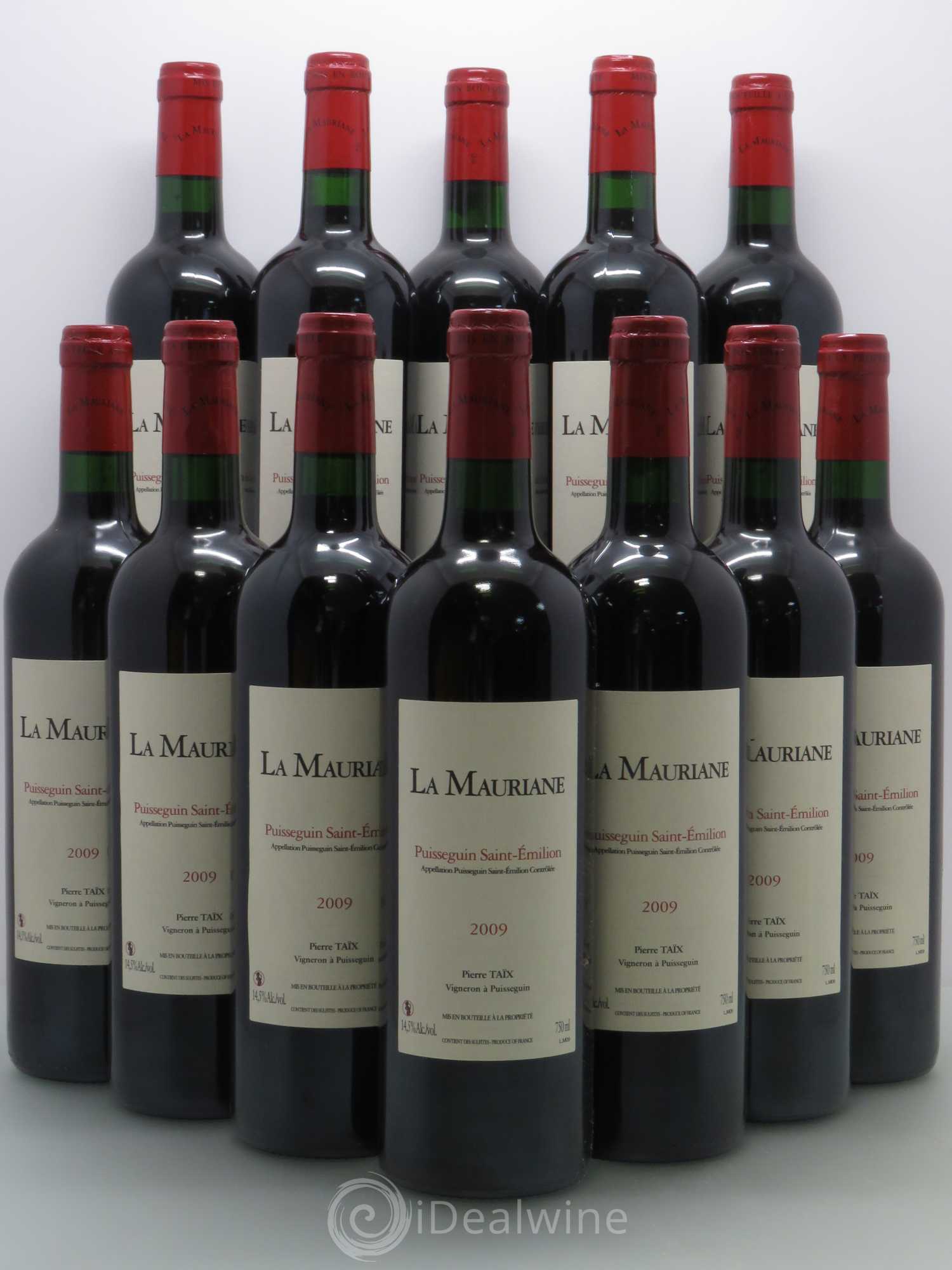La Mauriane 2009 - Lot de 12 bouteilles - 0