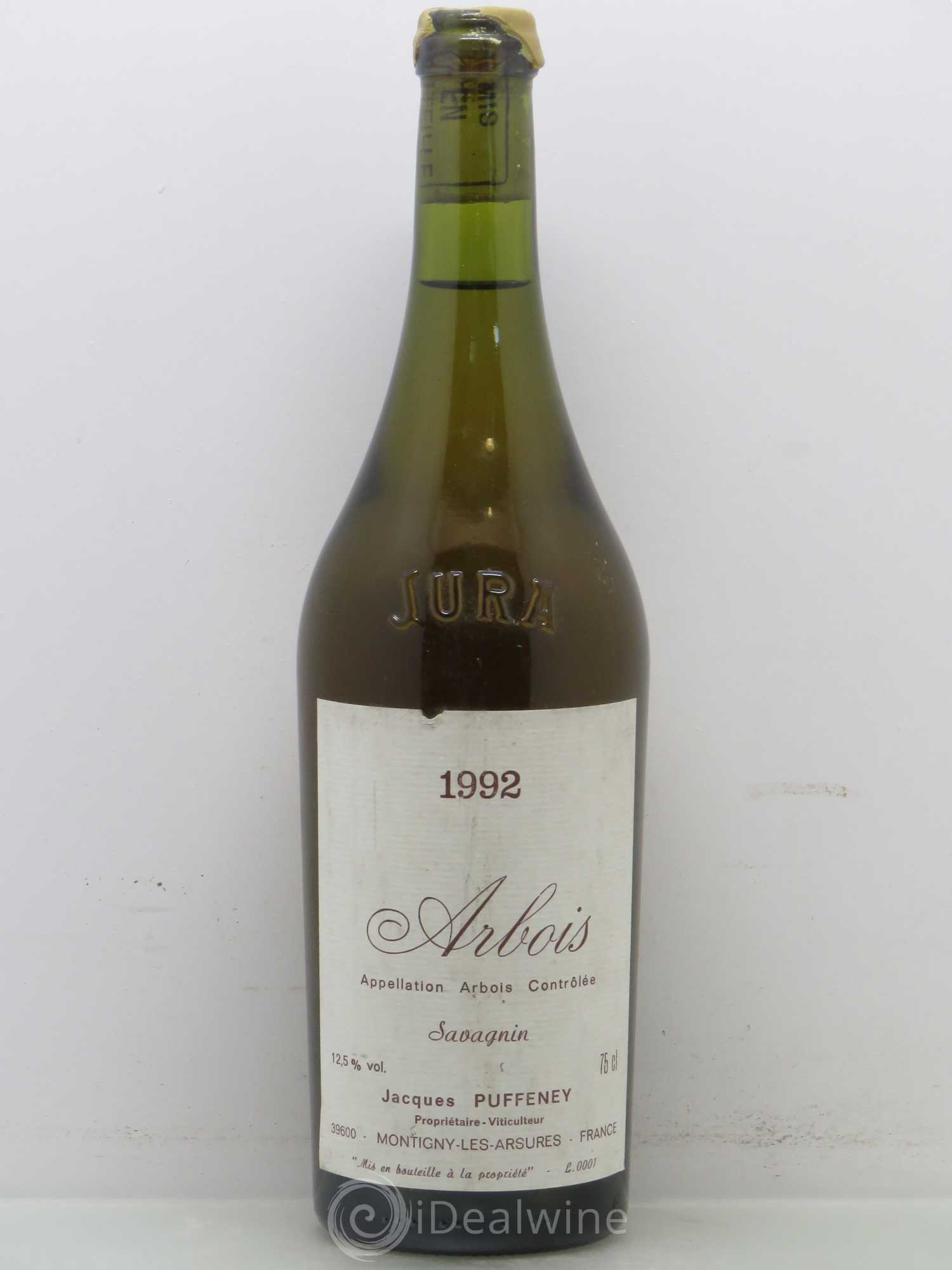 Arbois Savagnin Puffeney 1992 - Posten von 1 Flasche - 0