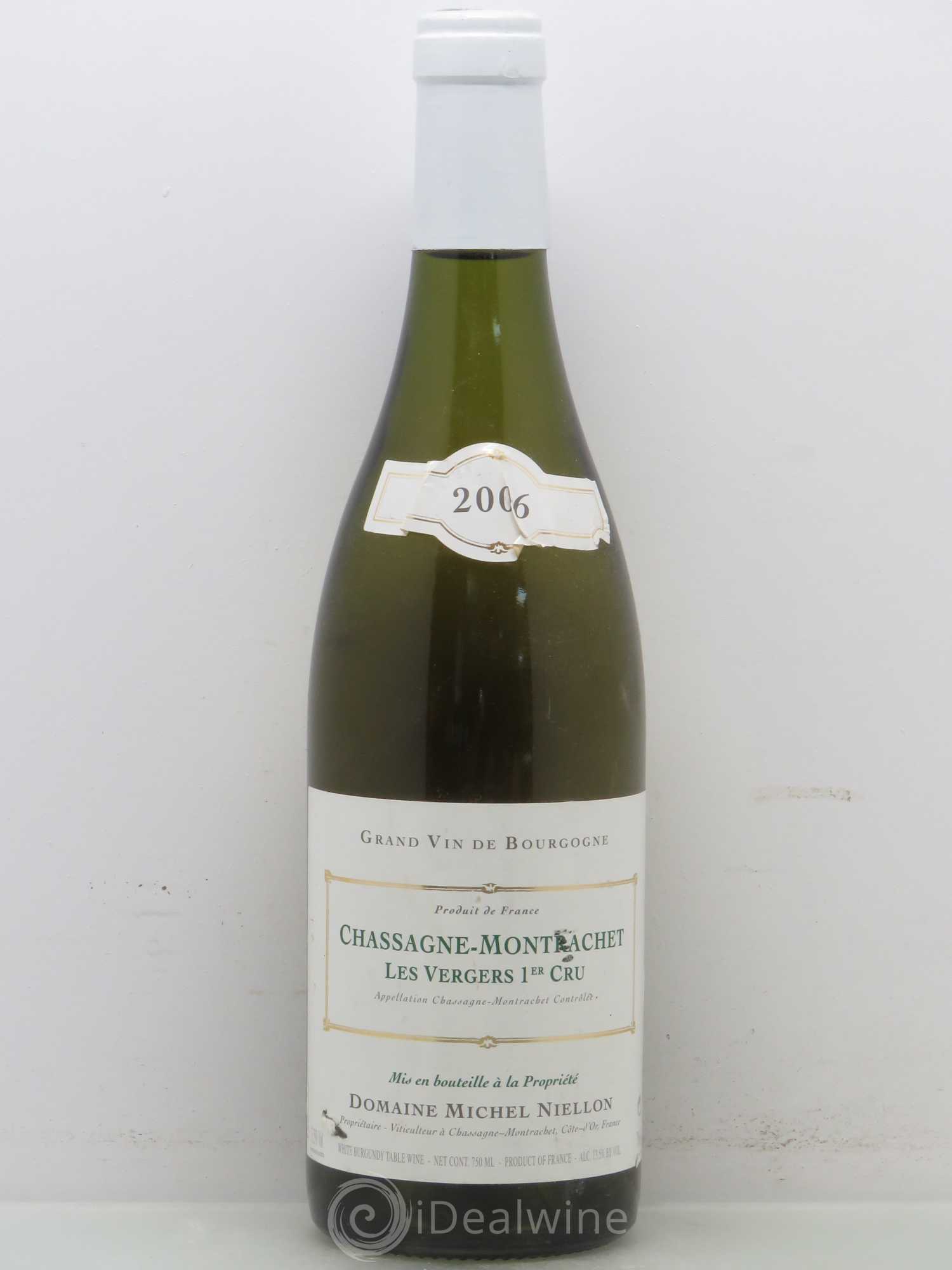 Chassagne-Montrachet 1er Cru Les Vergers Michel Niellon (Domaine) 1er Cru 2006 - Lot de 1 bouteille - 0