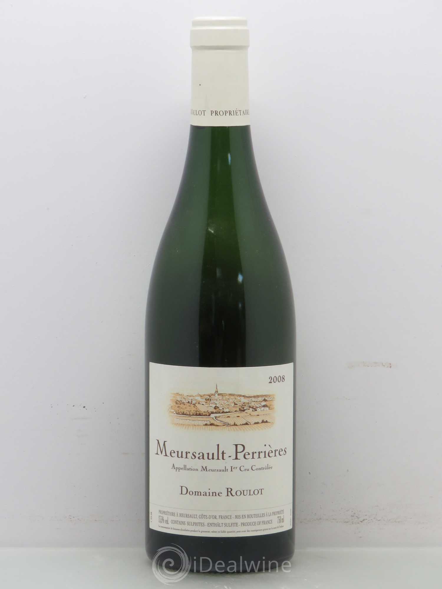 Meursault 1er Cru Perrières Roulot (Domaine) 2008 - Lot de 1 bouteille - 0