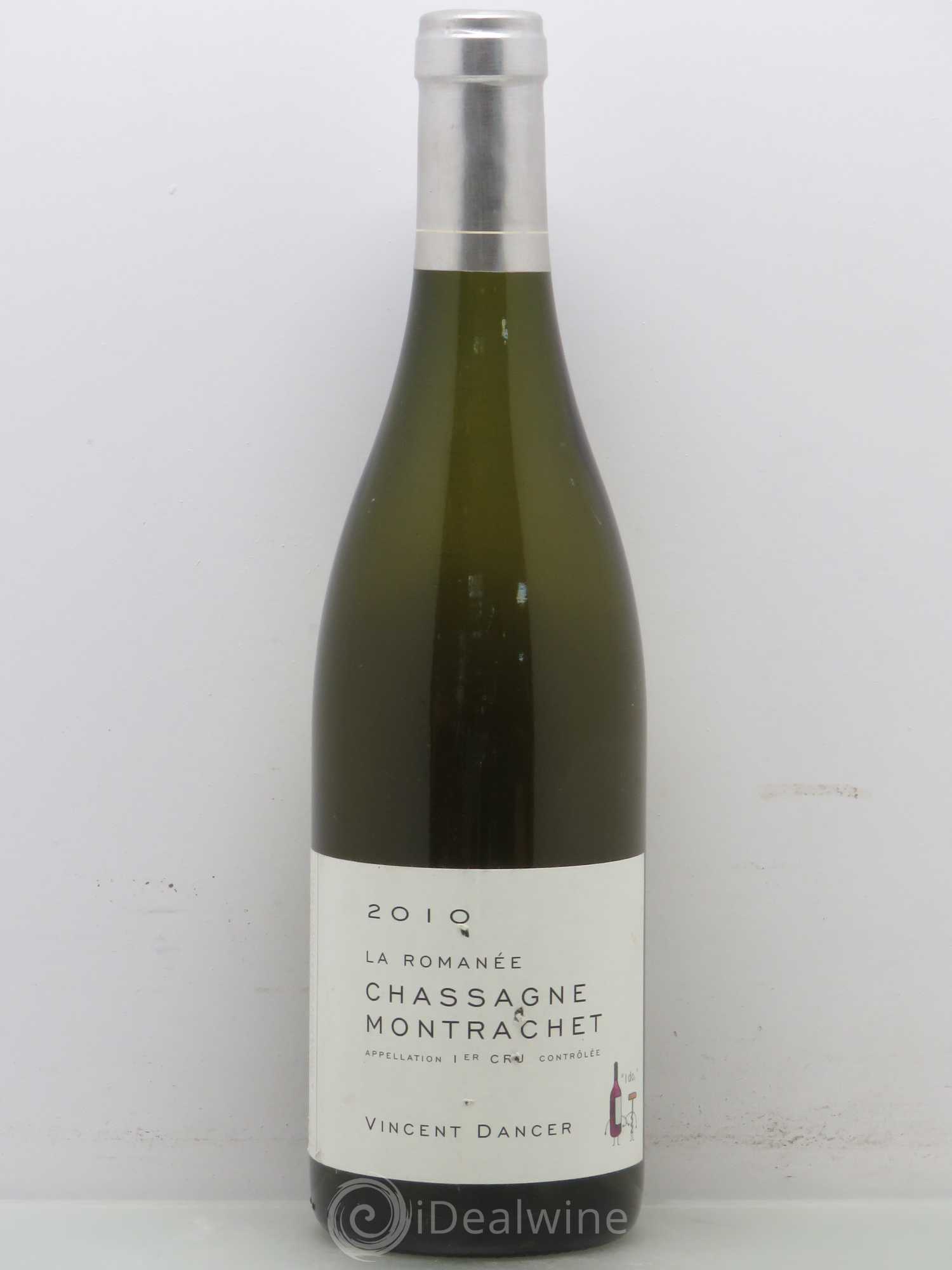 Chassagne-Montrachet 1er Cru La Romanée Vincent Dancer 2010 - Lot de 1 bouteille - 0