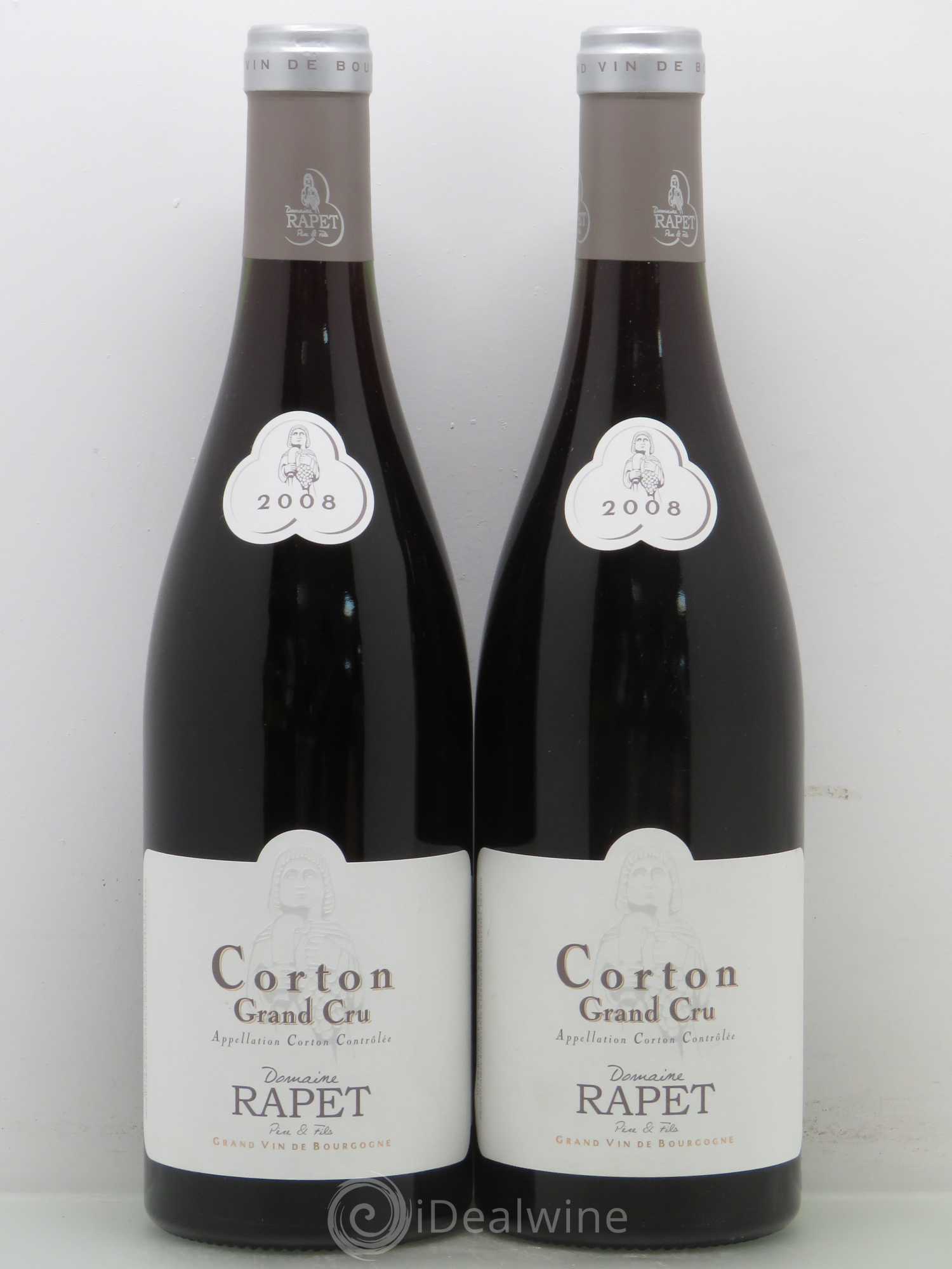 Corton Grand Cru Rapet 2008 - Lot de 2 bouteilles - 0