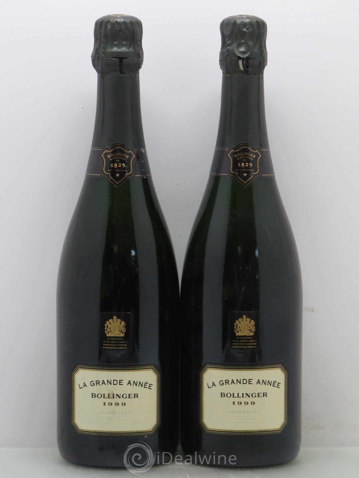 La Grande Année Brut Bollinger 1999 - Lot de 2 bouteilles - 0
