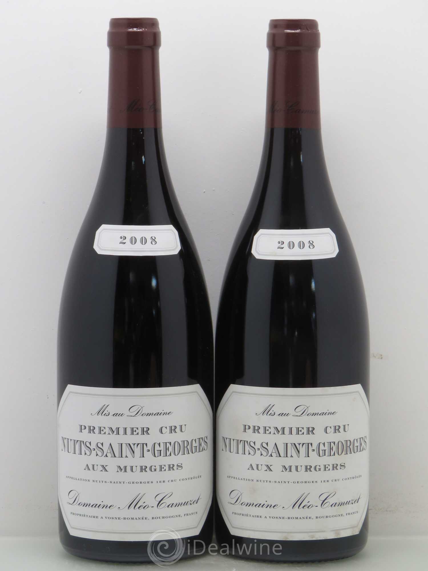 Nuits-Saint-Georges 1er Cru Aux Murgers Méo-Camuzet (Domaine) 2008 - Lot de 2 bouteilles - 0