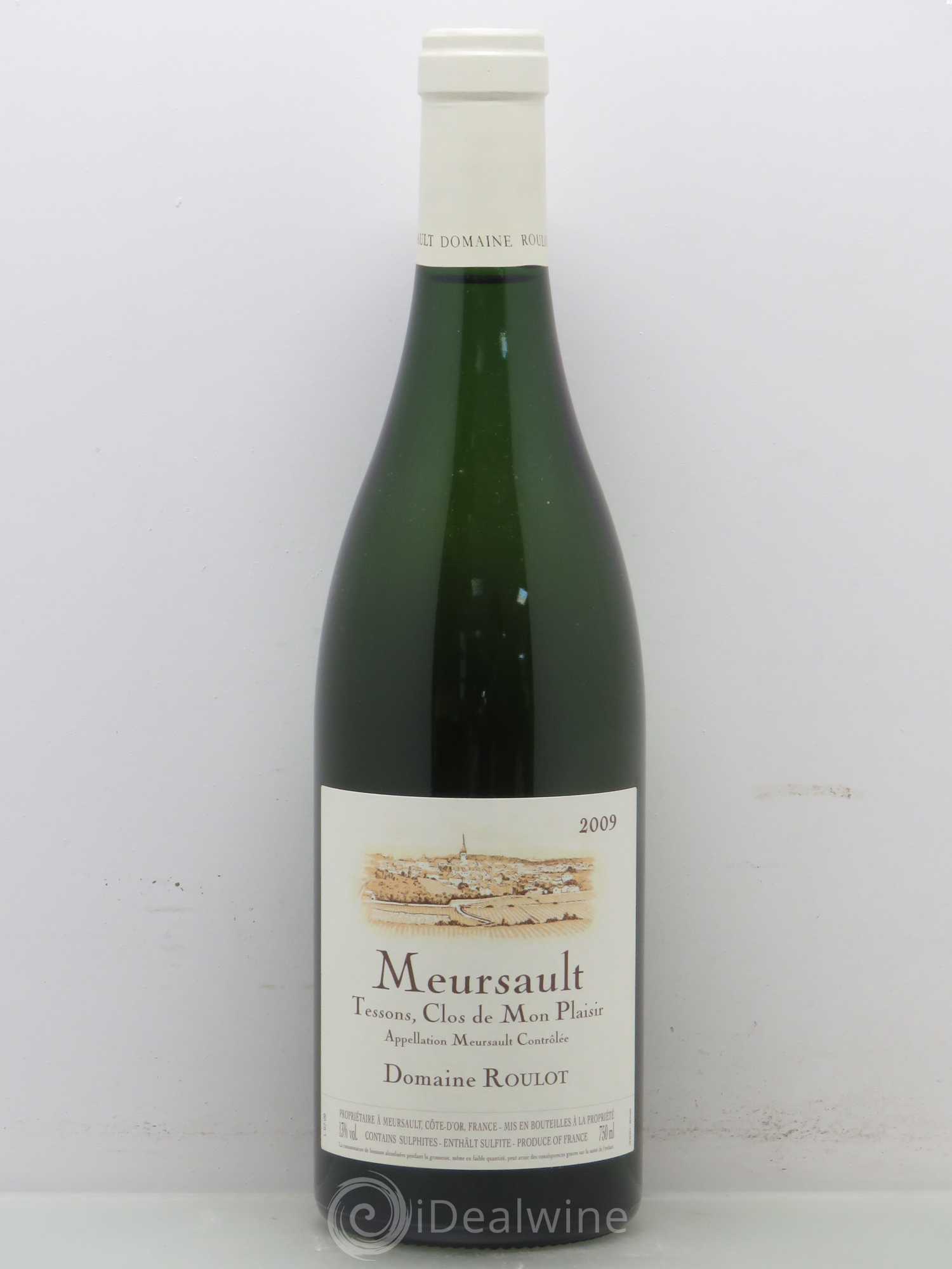 Meursault Les Tessons Clos de Mon plaisir Roulot (Domaine) 2009 - Lot de 1 bouteille - 0
