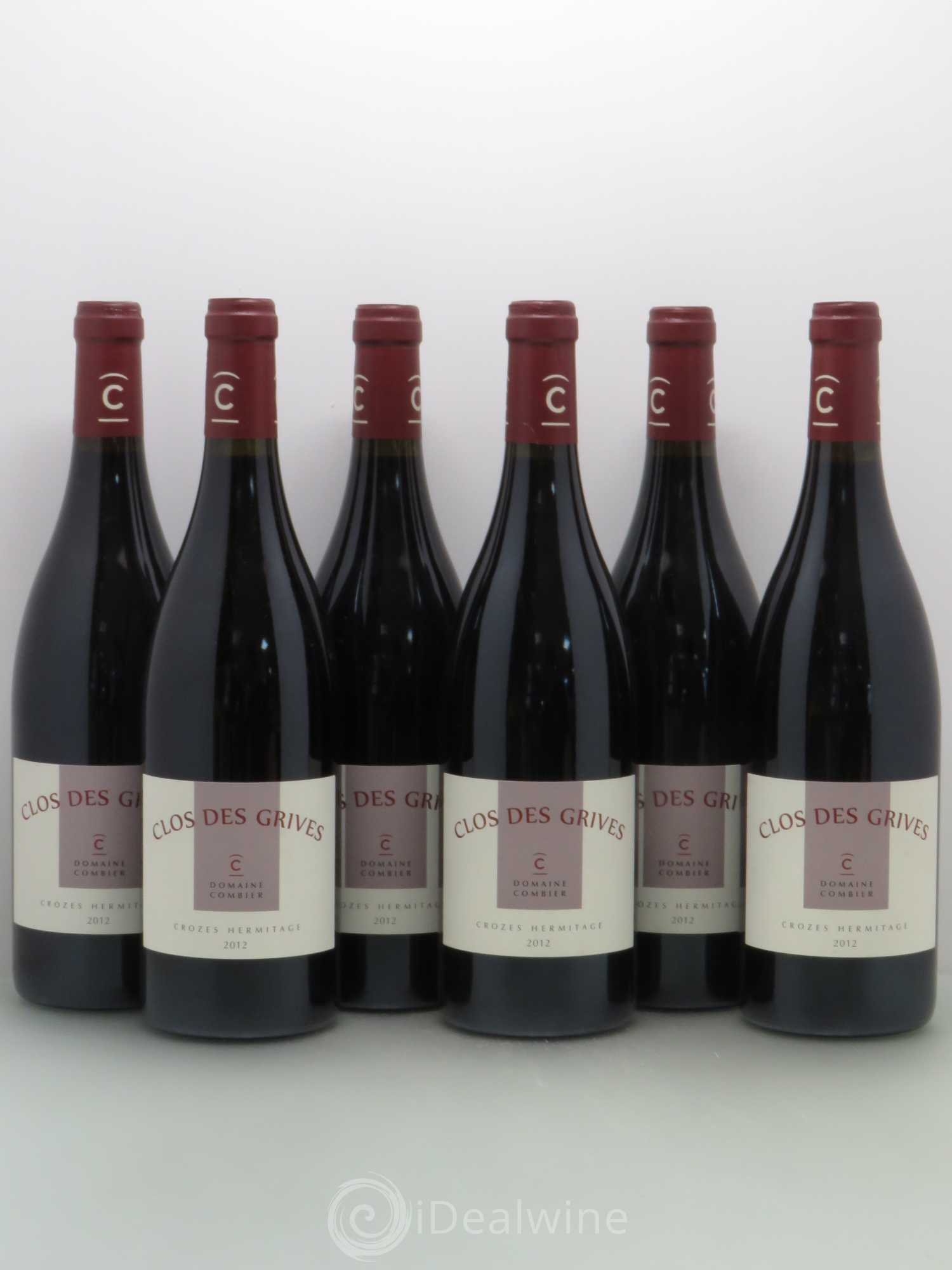 Crozes-Hermitage Clos des Grives Combier 2012 - Lot de 6 bouteilles - 0
