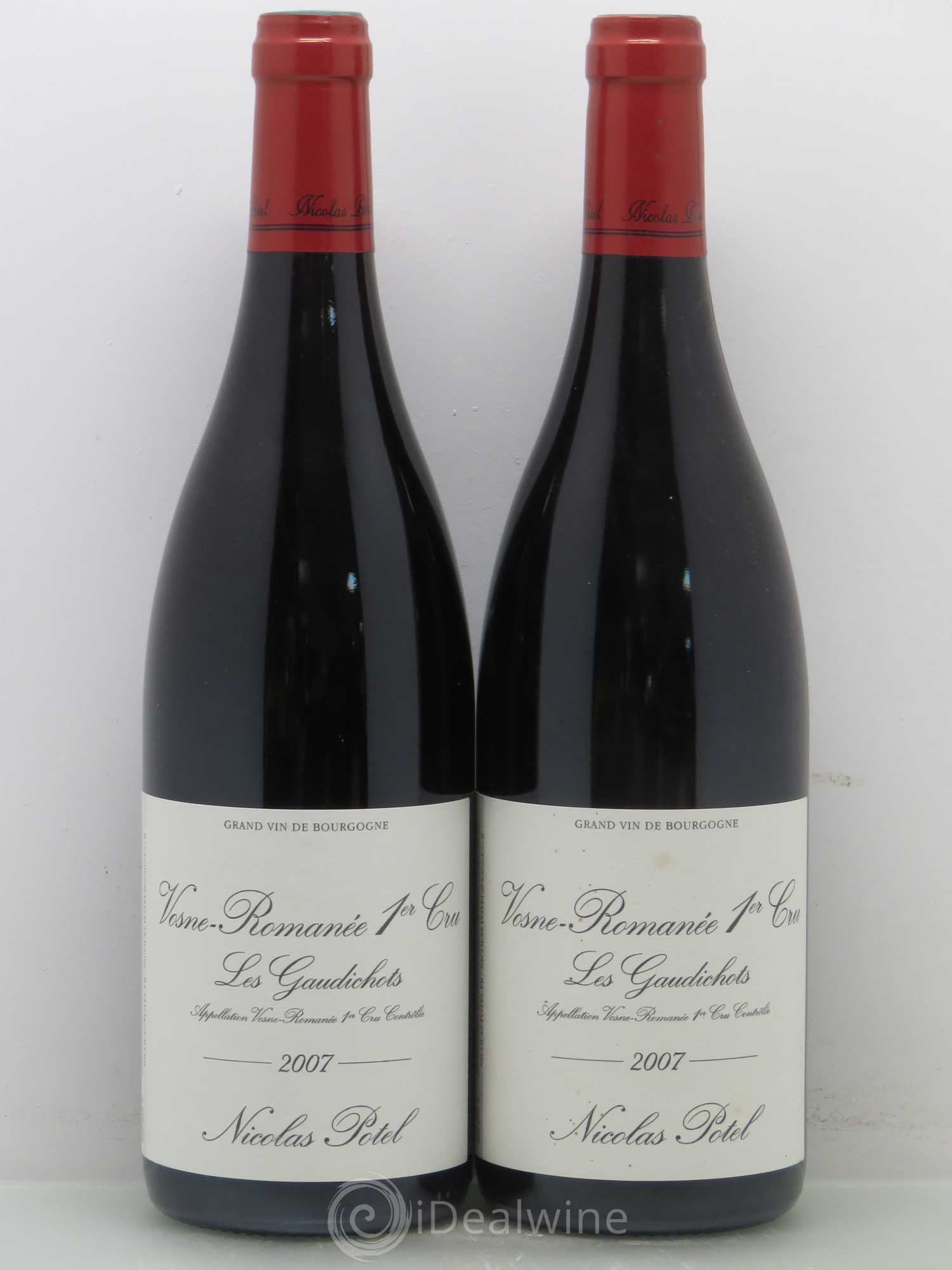 Vosne-Romanée 1er Cru Les Gaudichots Potel 2007 - Posten von 2 Flaschen - 0