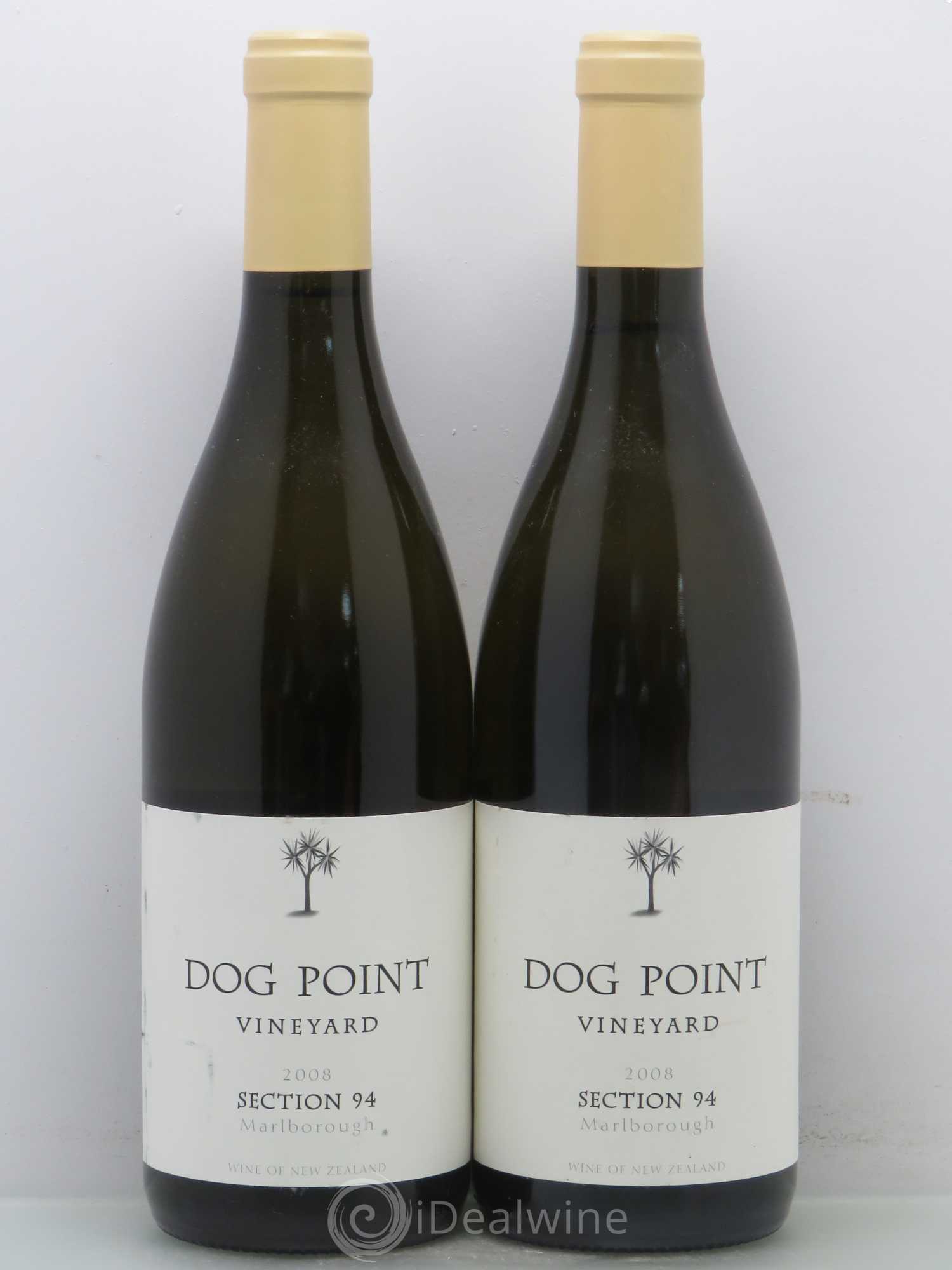 Australie Marlborough Dog Point Vineyard Section 94 Sauvignon 2008 - Posten von 2 Flaschen - 0