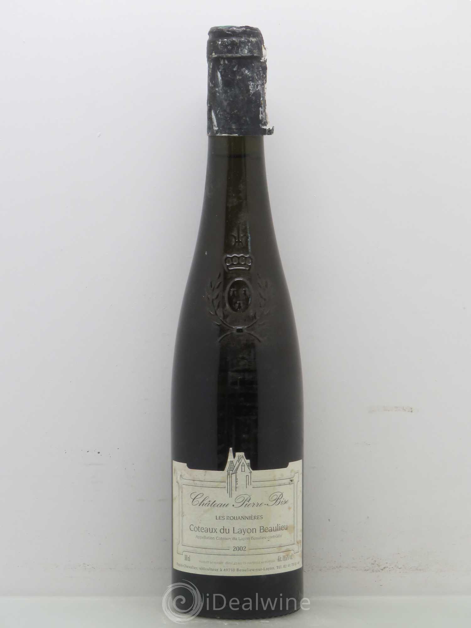 Coteaux du Layon Beaulieu Les Rouannieres Pierre Bise (50cl) (sans prix de réserve) 2002 - Posten von 1 Flasche - 0
