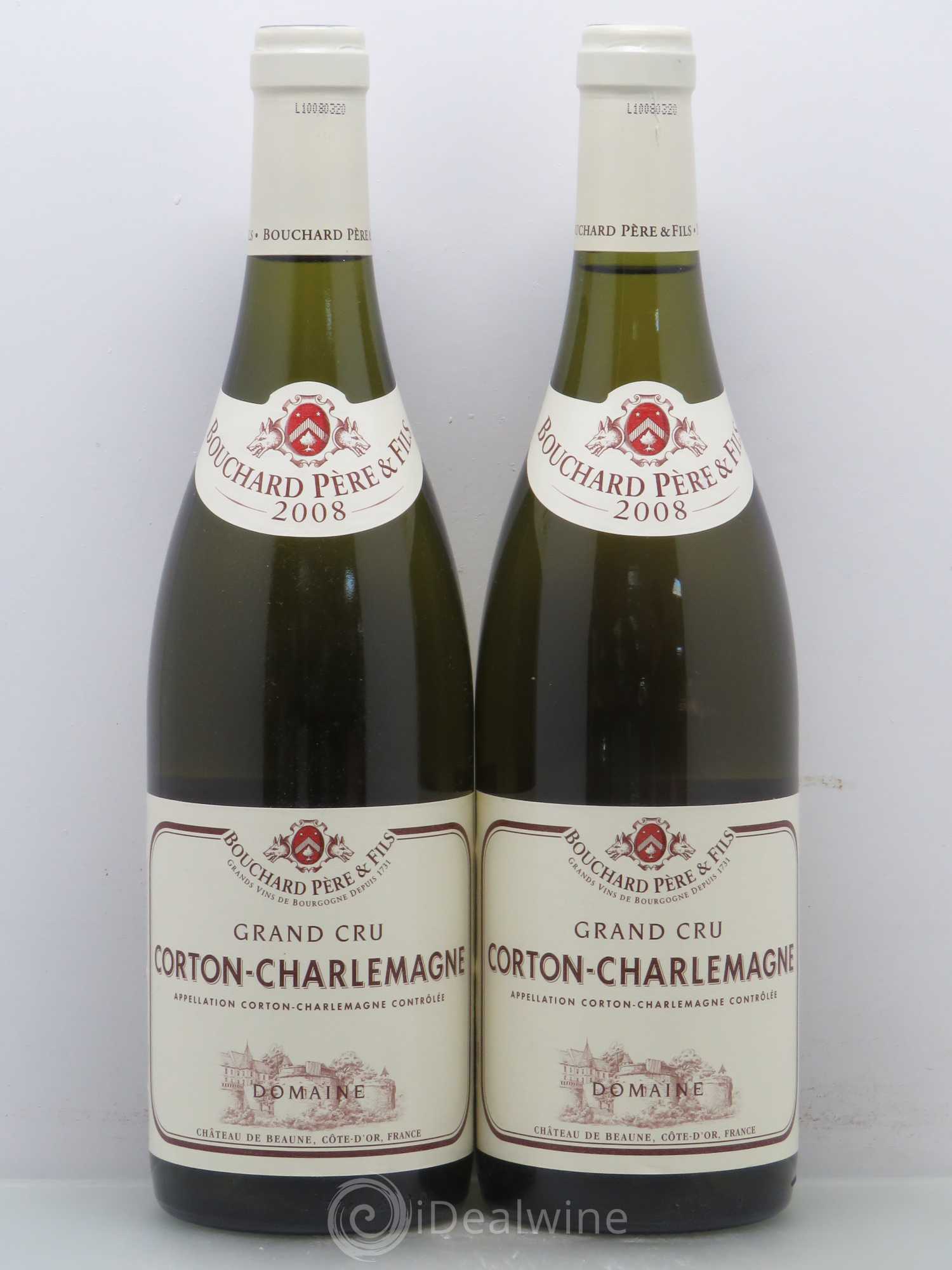 Corton-Charlemagne Grand Cru Bouchard Père & Fils 2008 - Lot de 2 bouteilles - 0