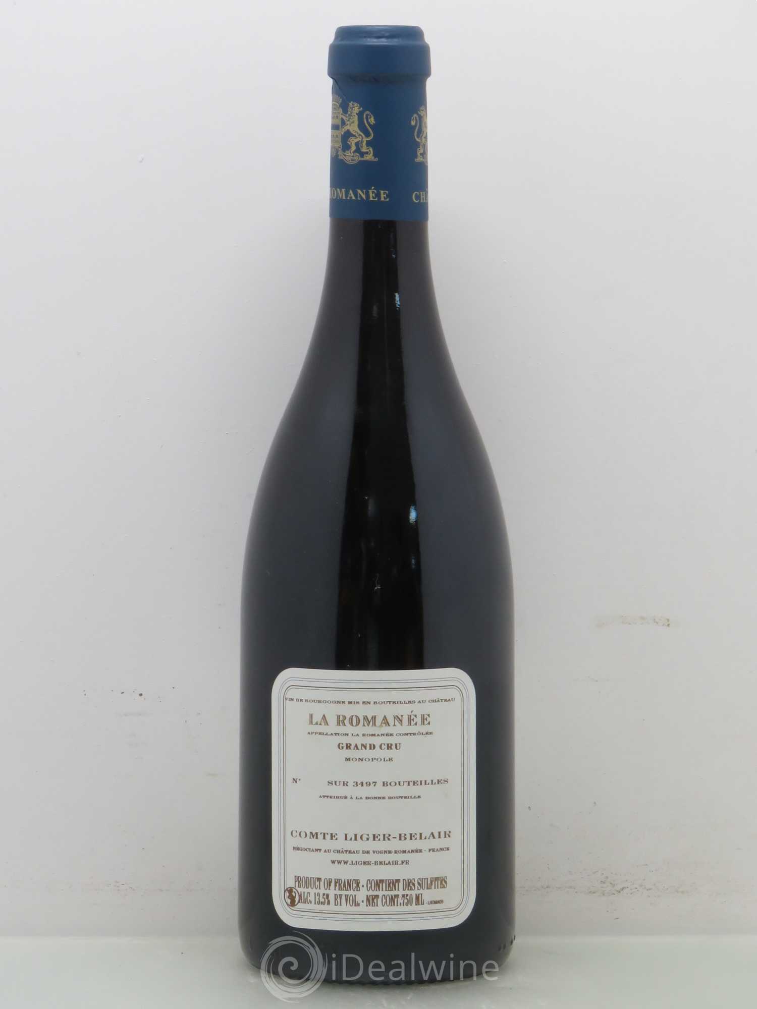 La Romanée Grand Cru Comte Liger-Belair (Domaine du) 2009 - Lot de 1 bouteille - 1