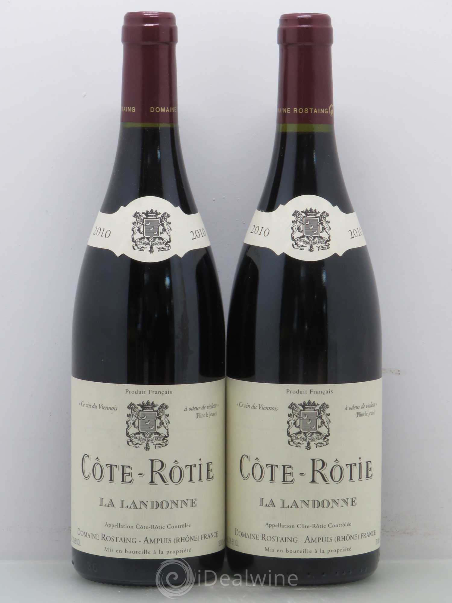 Côte-Rôtie La Landonne René Rostaing 2010 - Lot de 2 bouteilles - 0