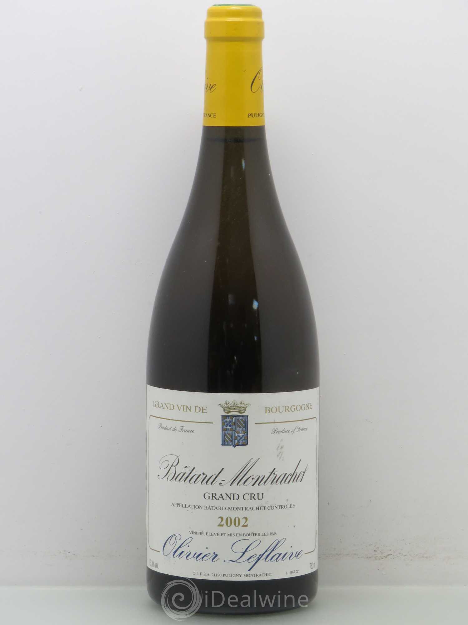 Bâtard-Montrachet Grand Cru Olivier Leflaive 2002 - Lot de 1 bouteille - 0