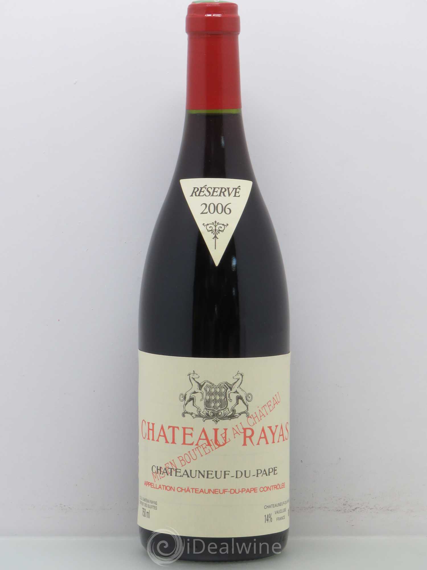 Châteauneuf-du-Pape Château Rayas Emmanuel Reynaud 2006 - Lot de 1 bouteille - 0