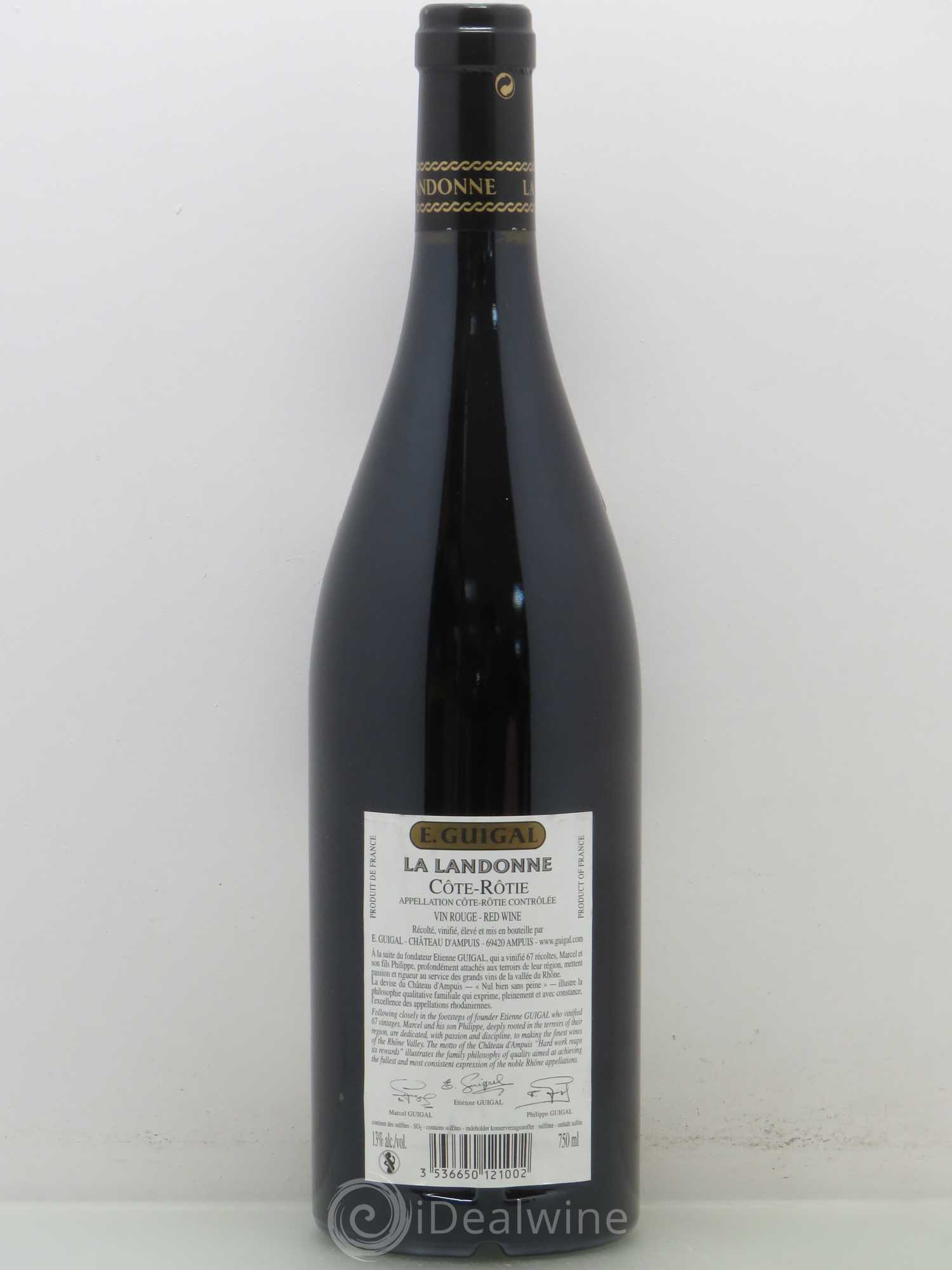 Côte-Rôtie La Landonne Guigal 2005 - Lot de 1 bouteille - 1